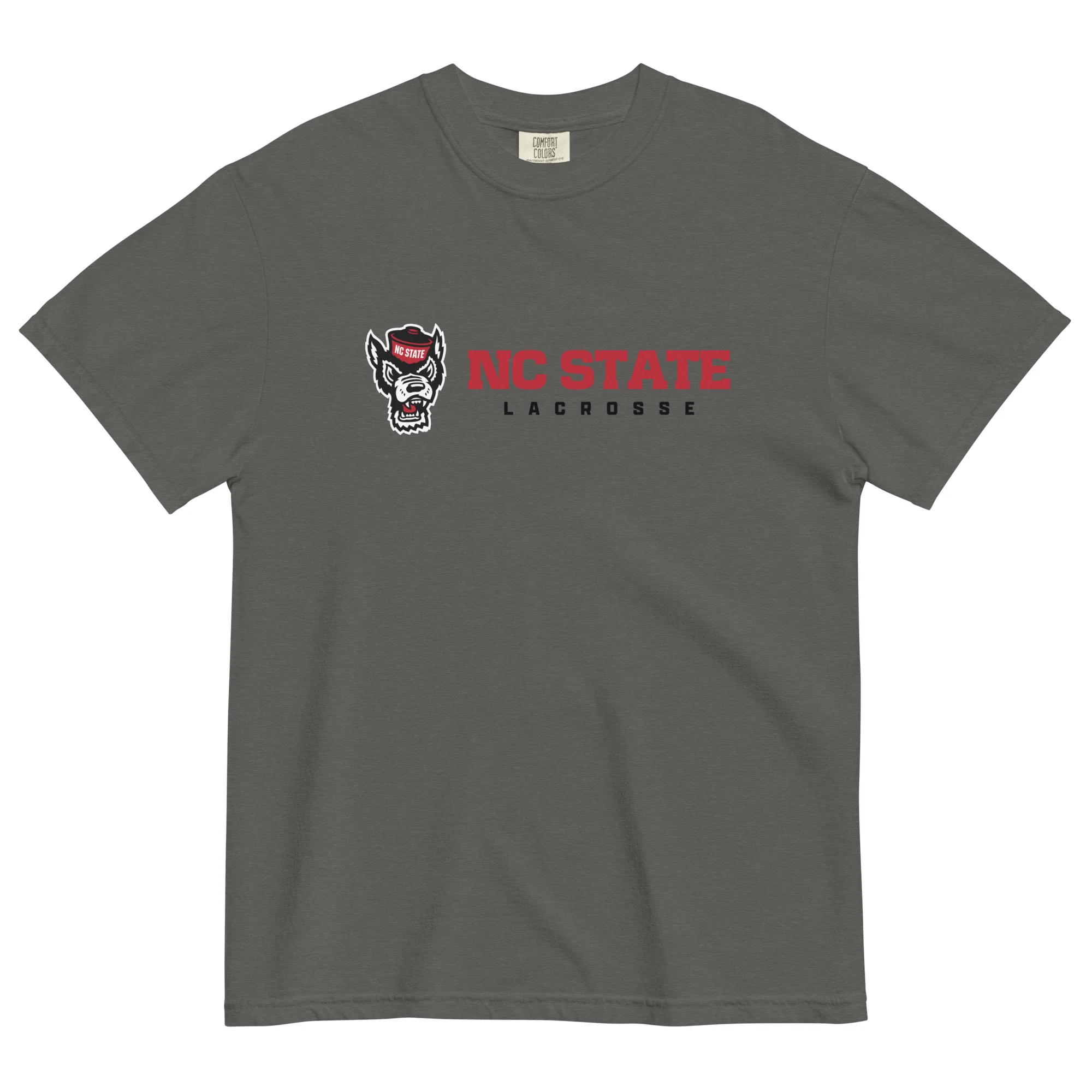 NC State Text Unisex Garment-dyed T-Shirt - Image 4