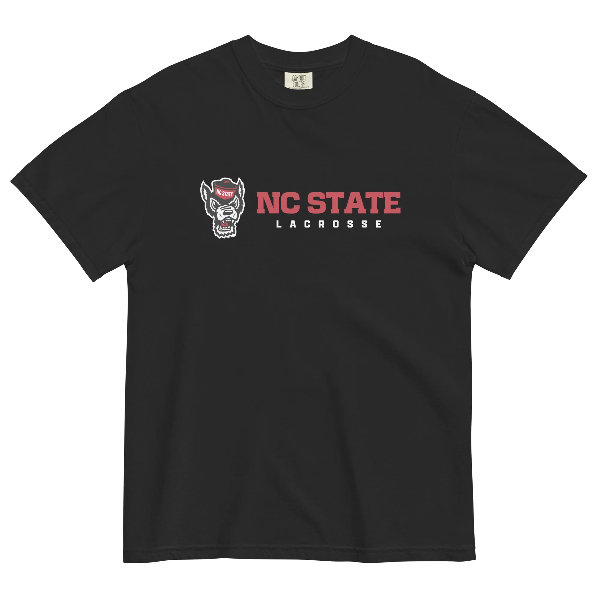 NC State Text Unisex Garment-dyed T-Shirt - Image 5