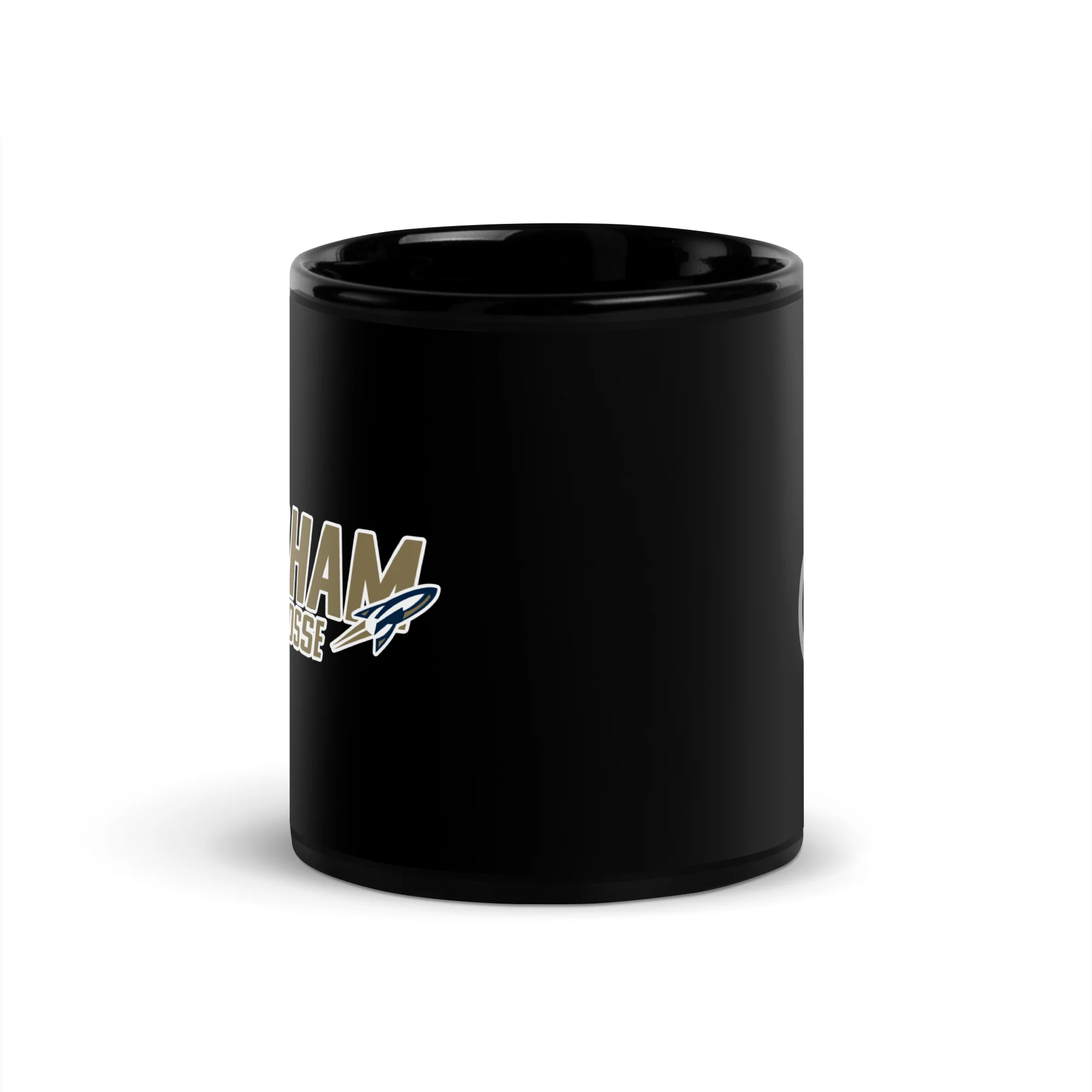 Needham Black Glossy Mug - Image 3