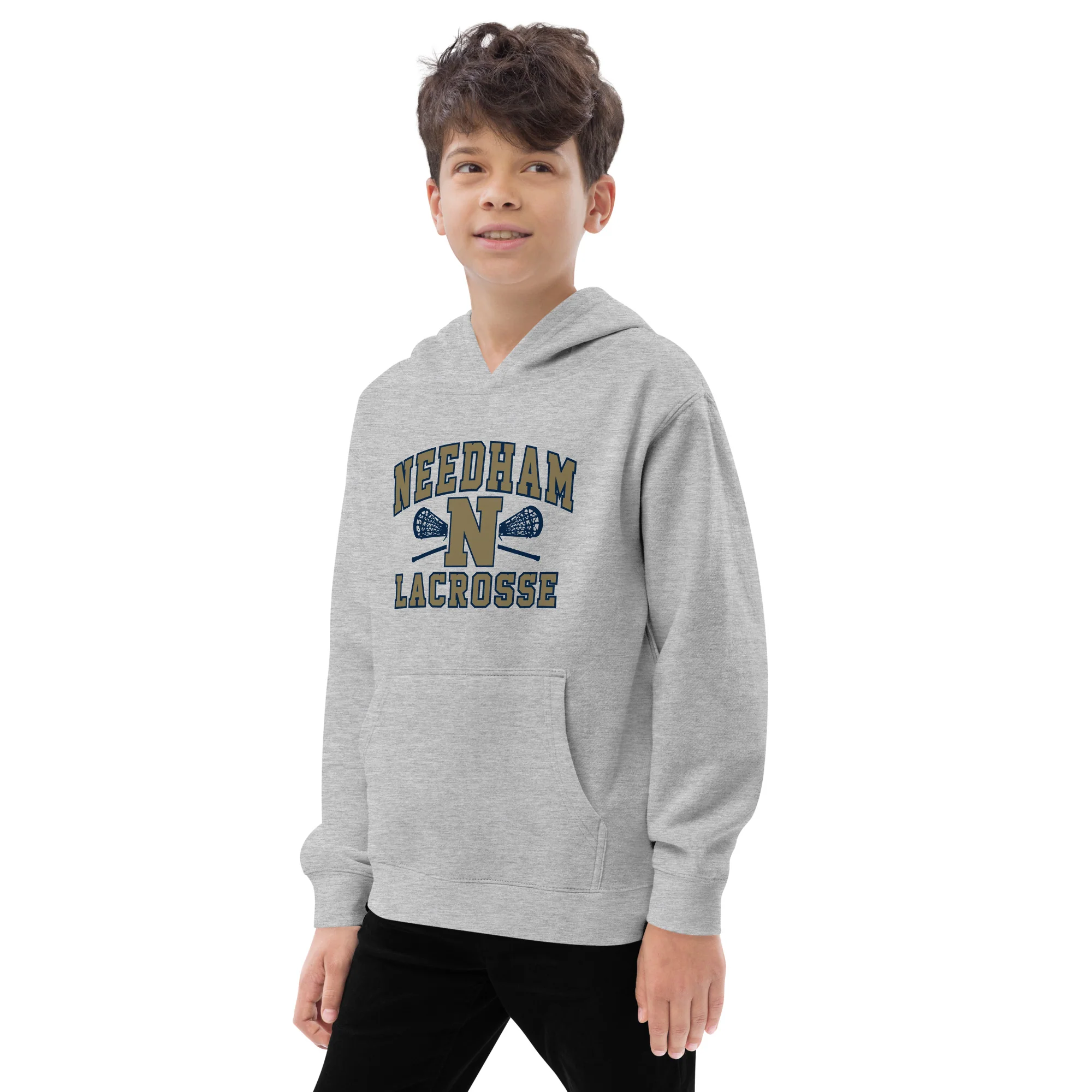 Needham Youth Fleece Hoodie - Image 3