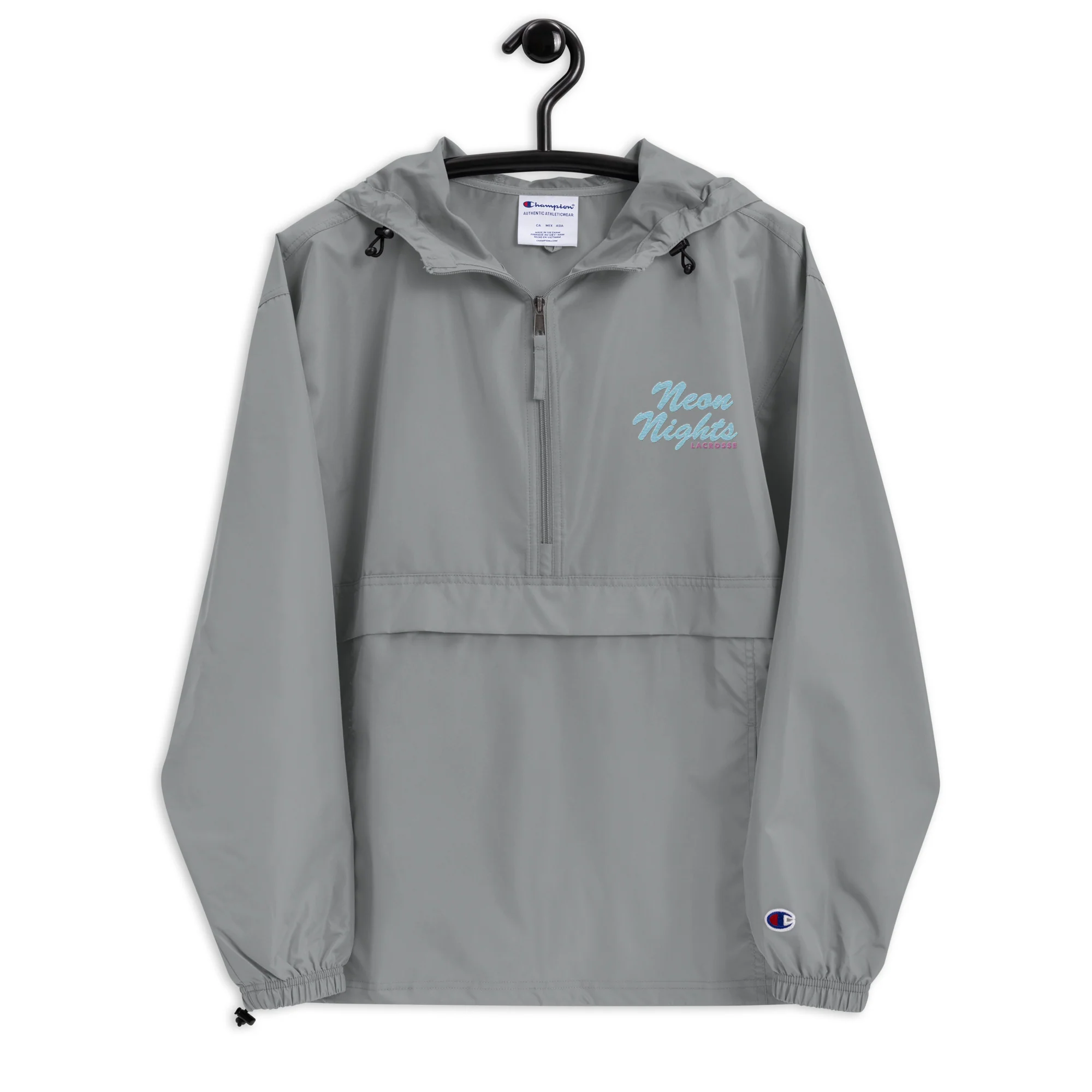 Neon Nights Embroidered Champion Jacket - Image 3