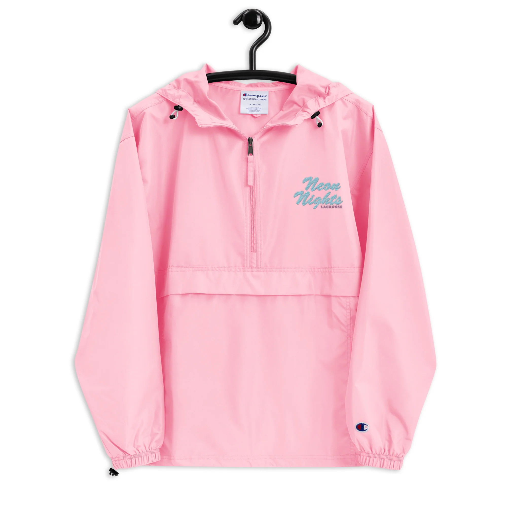 Neon Nights Embroidered Champion Jacket - Image 4
