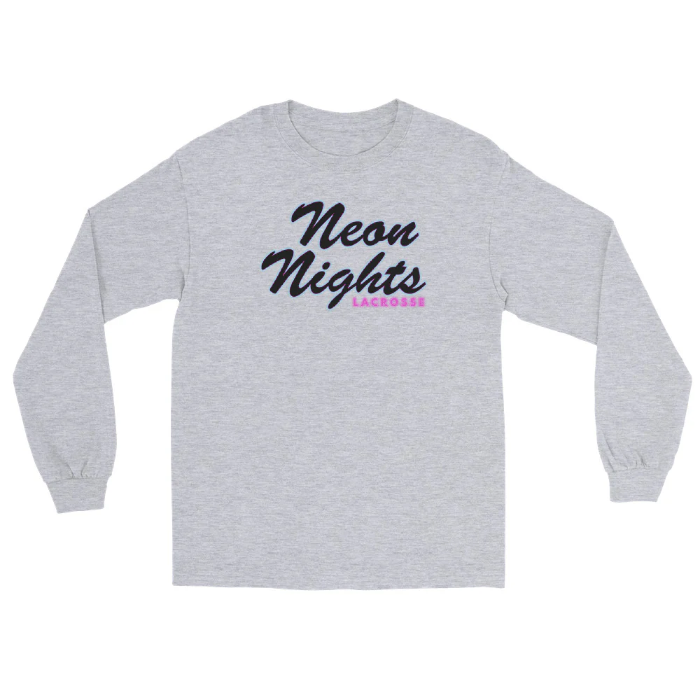 Neon Nights Men’s Long Sleeve Shirt
