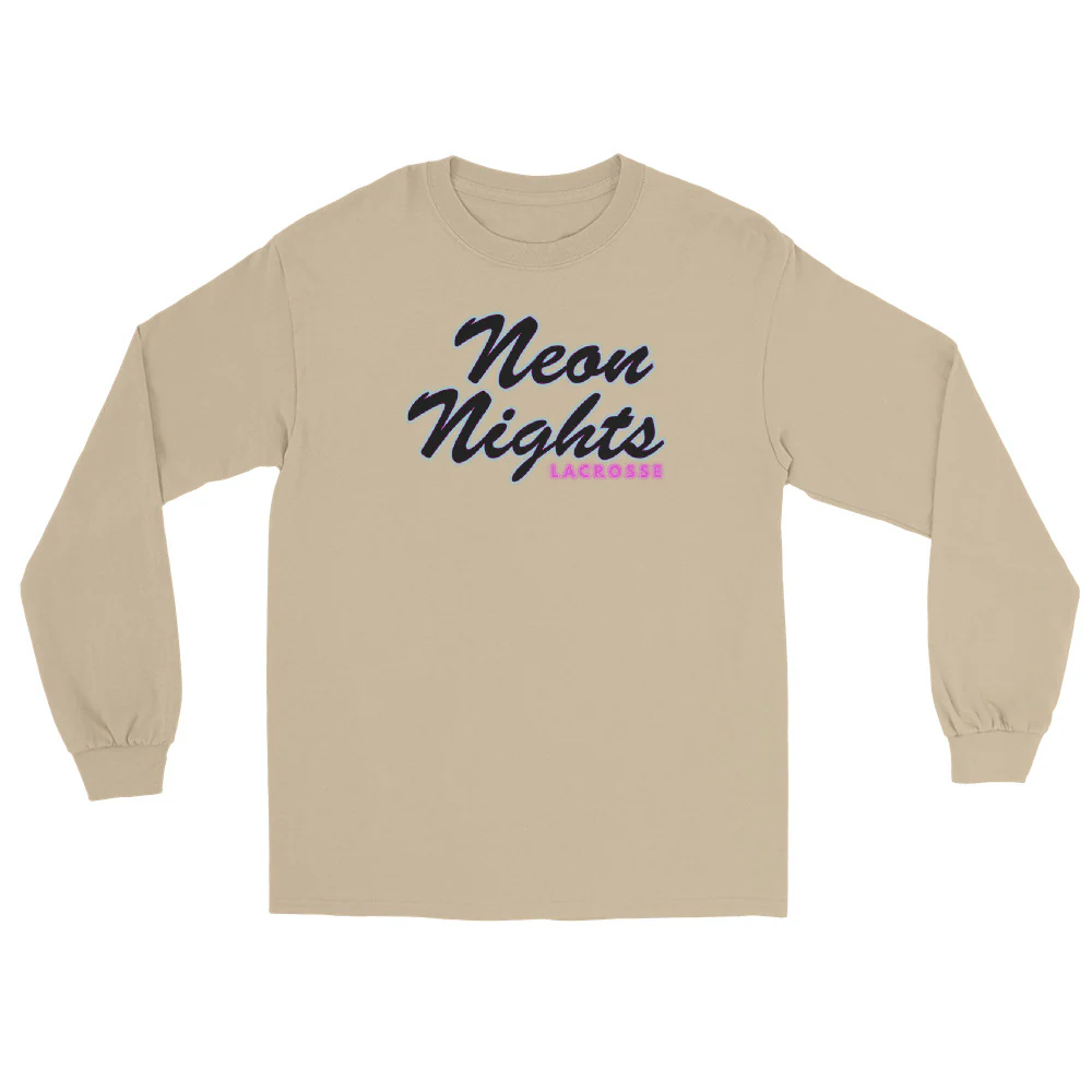 Neon Nights Men’s Long Sleeve Shirt - Image 5