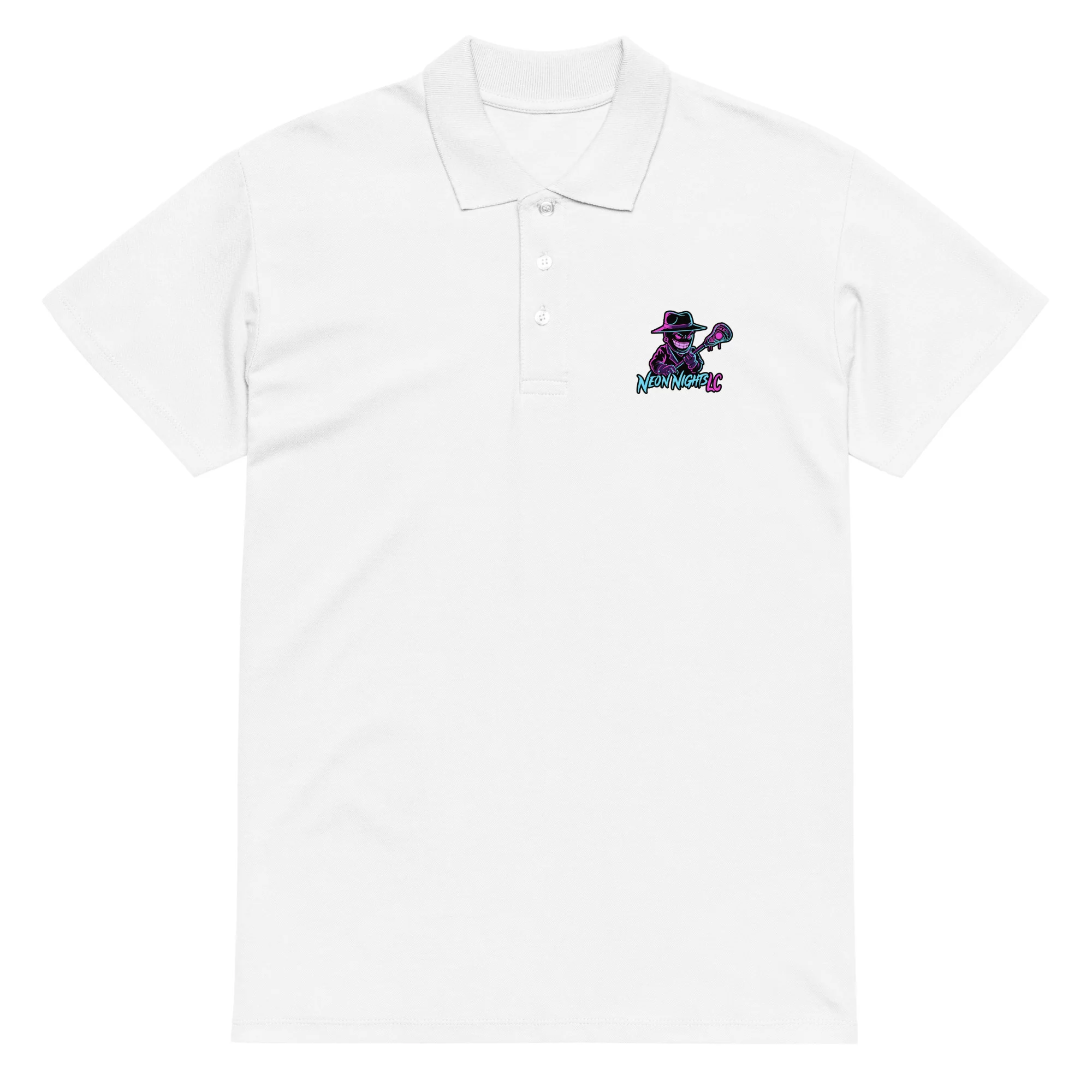 Neon Nights Premium pique polo shirt - Image 5