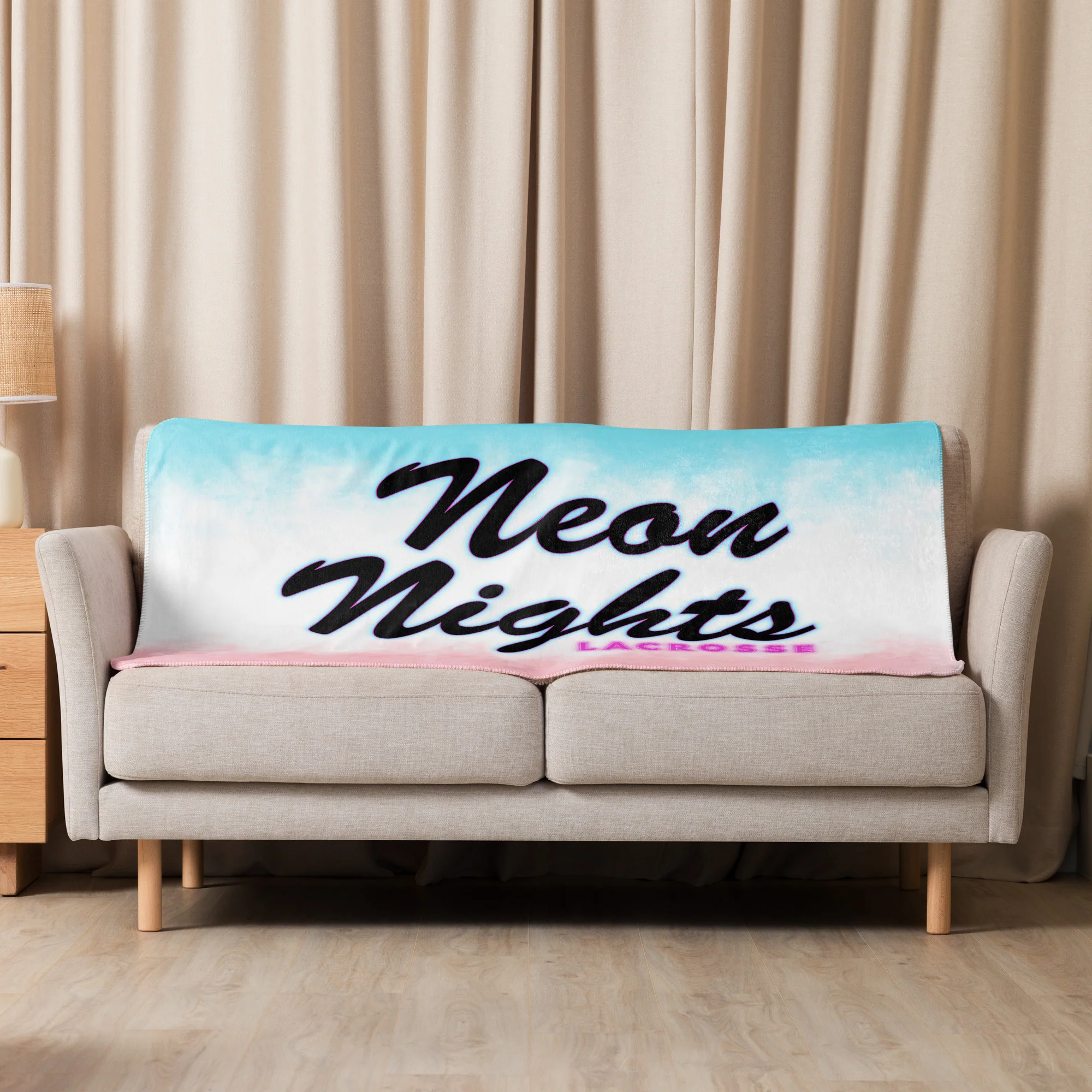 Neon Nights Sherpa blanket - Image 2