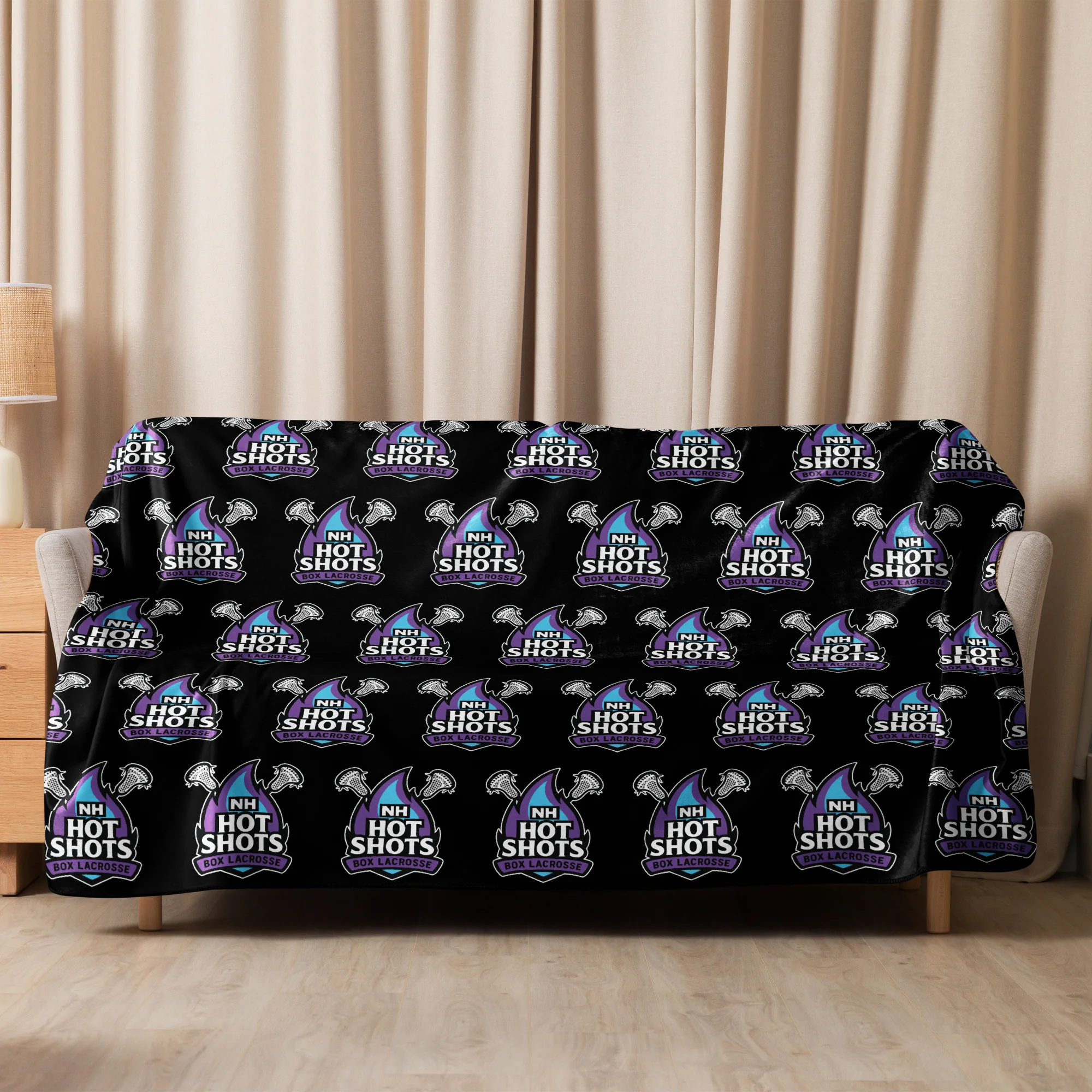NH Hot Shots Box Sherpa blanket - Image 3