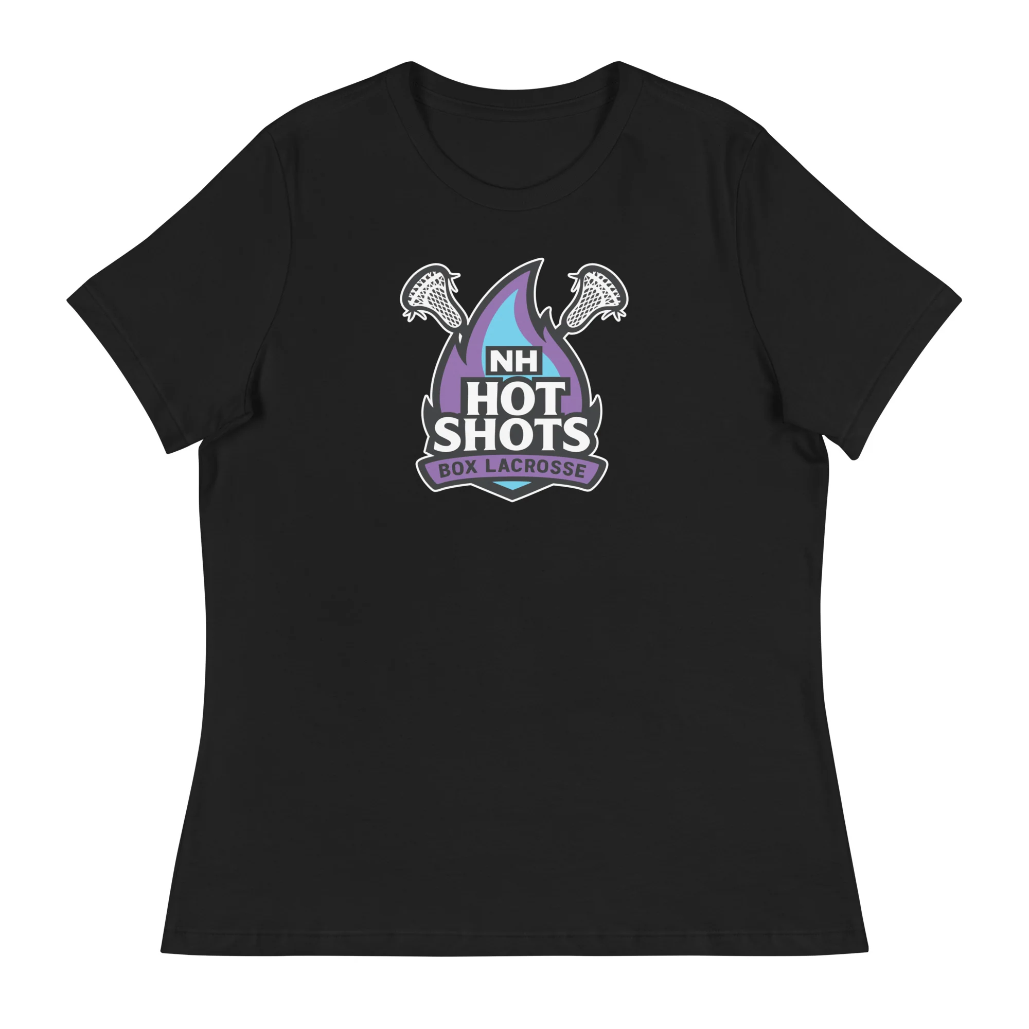 NH Hot Shots Box Women's Relaxed T-Shirt - Image 3