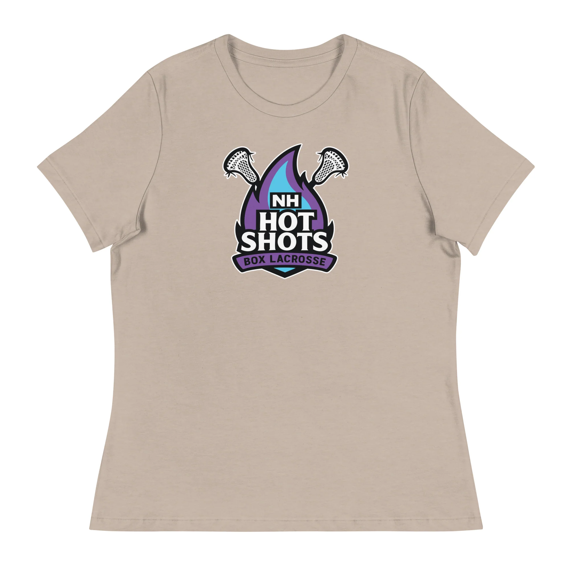 NH Hot Shots Box Women's Relaxed T-Shirt - Image 5