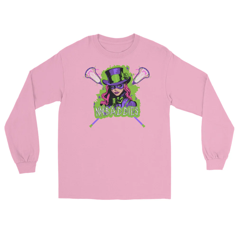NM Baddies Men’s Long Sleeve Shirt - Image 7