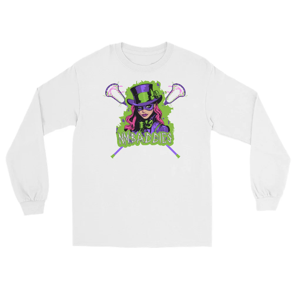 NM Baddies Men’s Long Sleeve Shirt - Image 9
