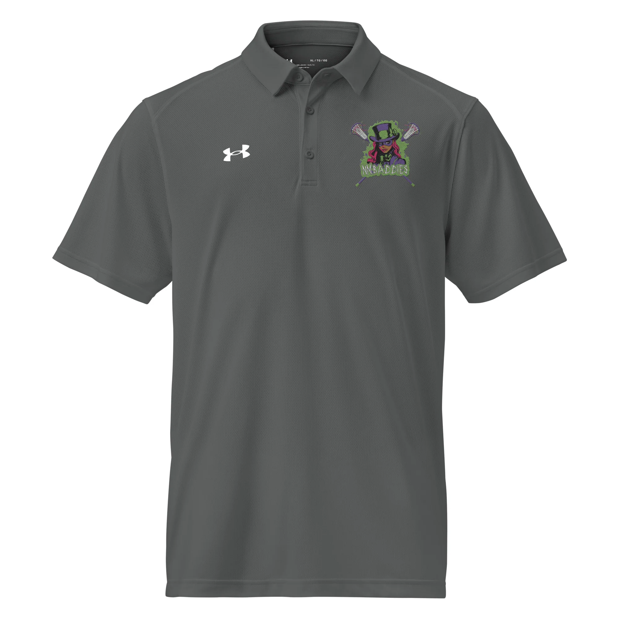 NM Baddies Under Armour® men's polo - Image 3