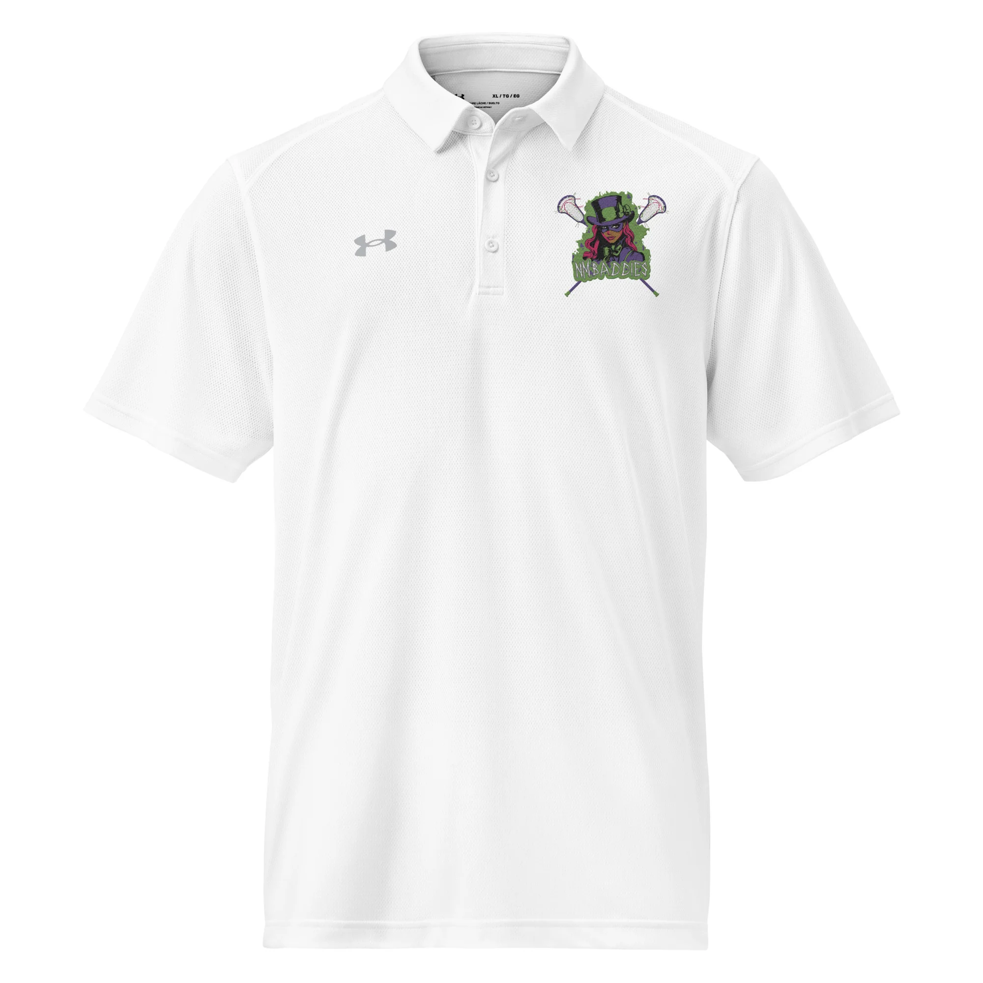 NM Baddies Under Armour® men's polo - Image 5