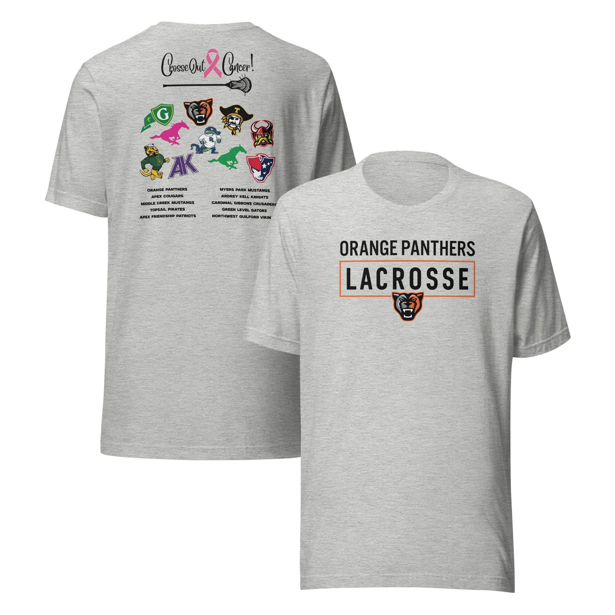 Orange Unisex t-shirt - Image 2