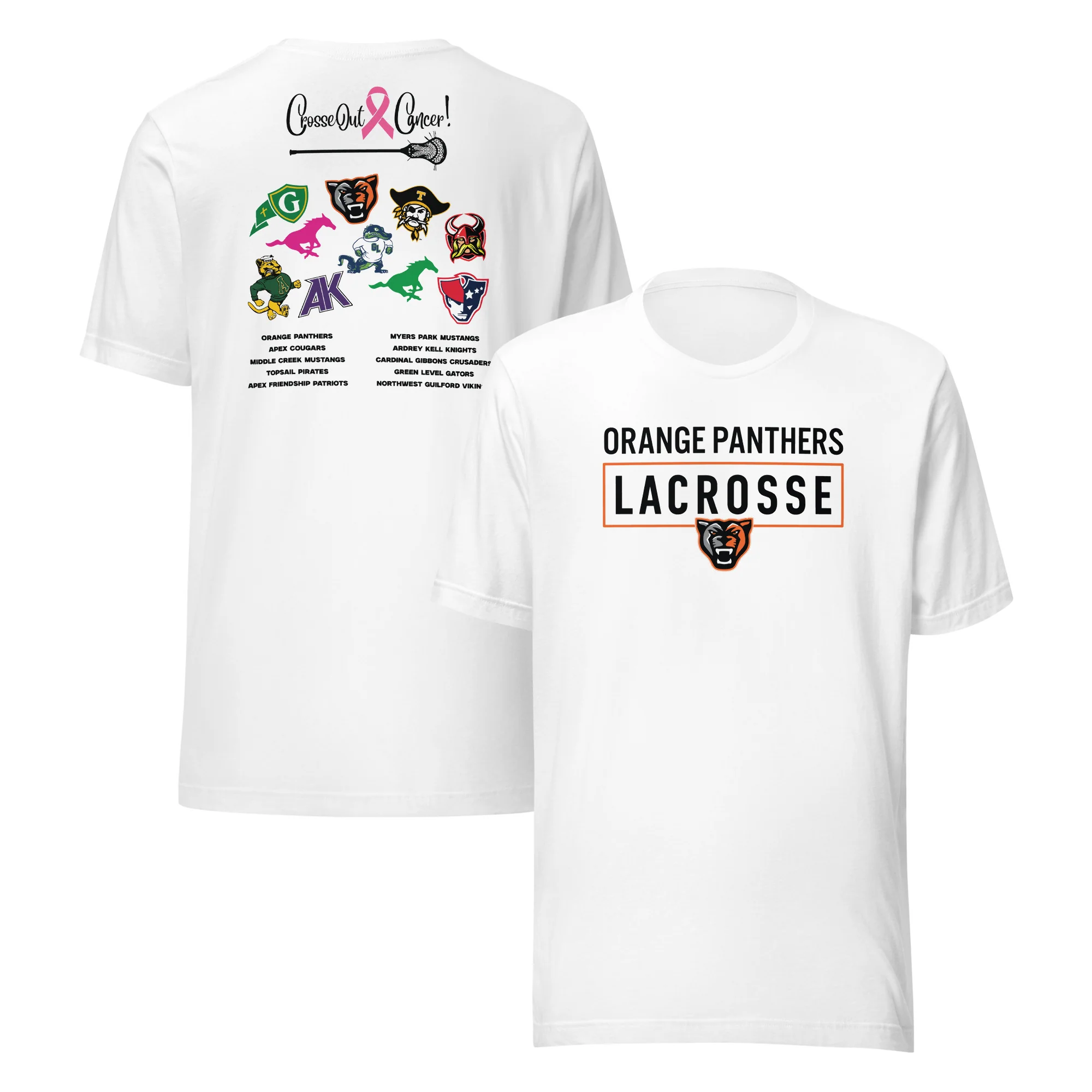 Orange Unisex t-shirt - Image 3