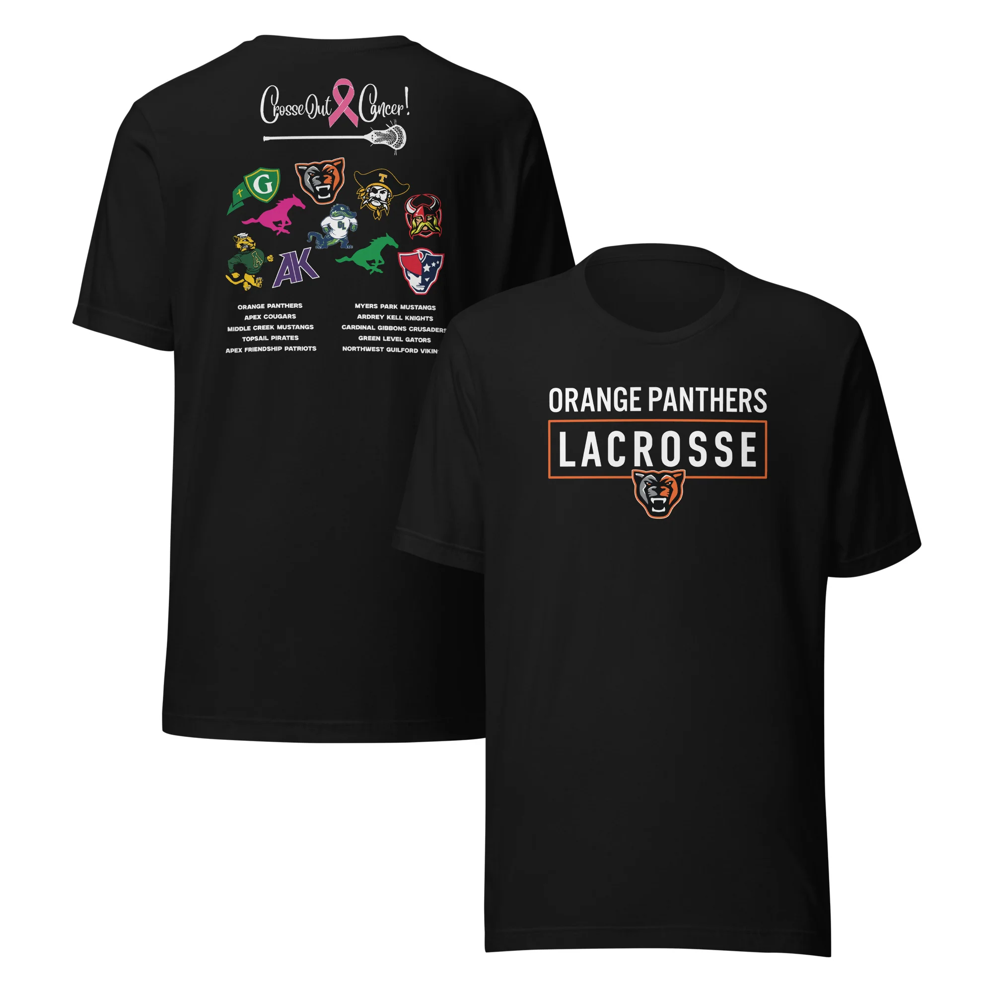 Orange Unisex t-shirt - Image 4