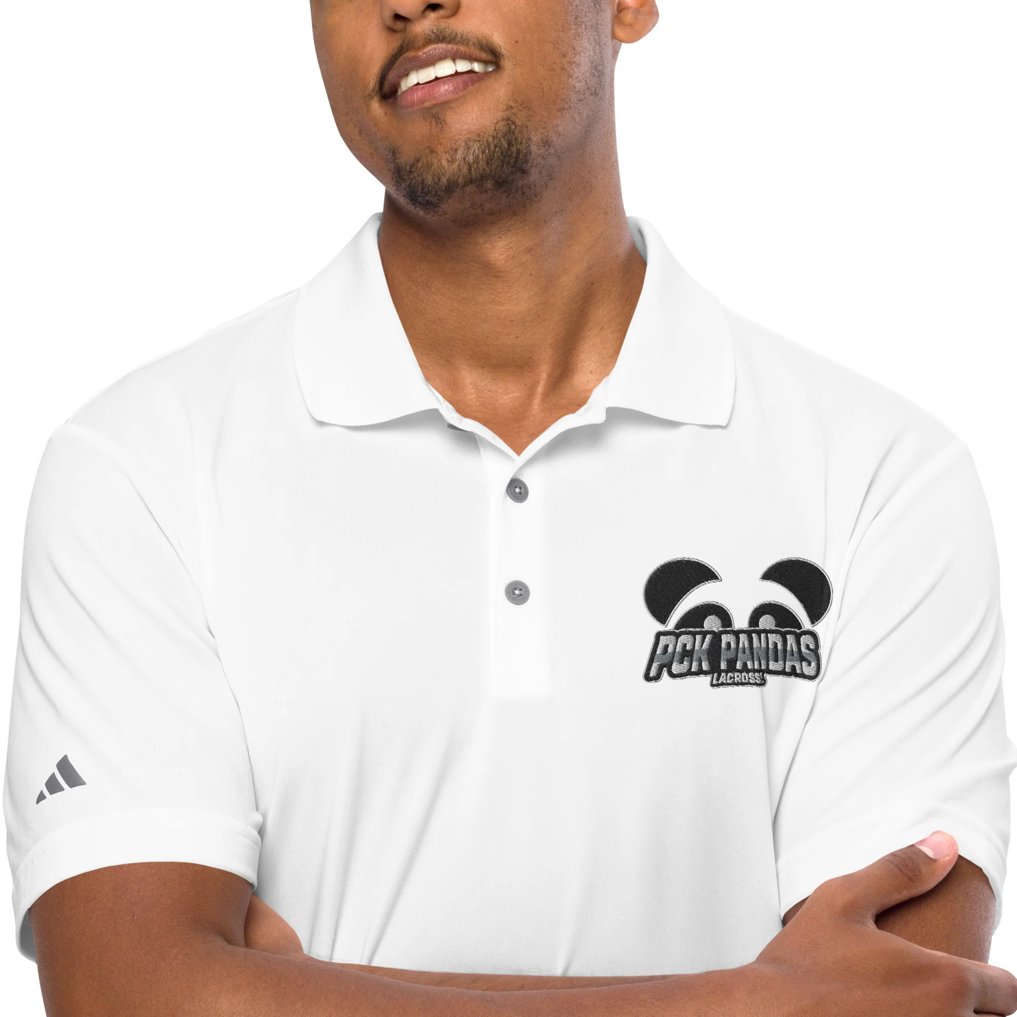 PCK Pandas Adidas Performance Polo - Image 3