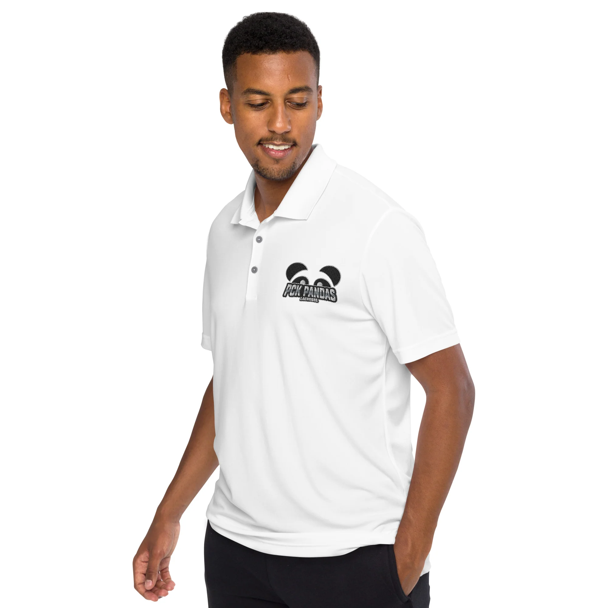 PCK Pandas Adidas Performance Polo - Image 4