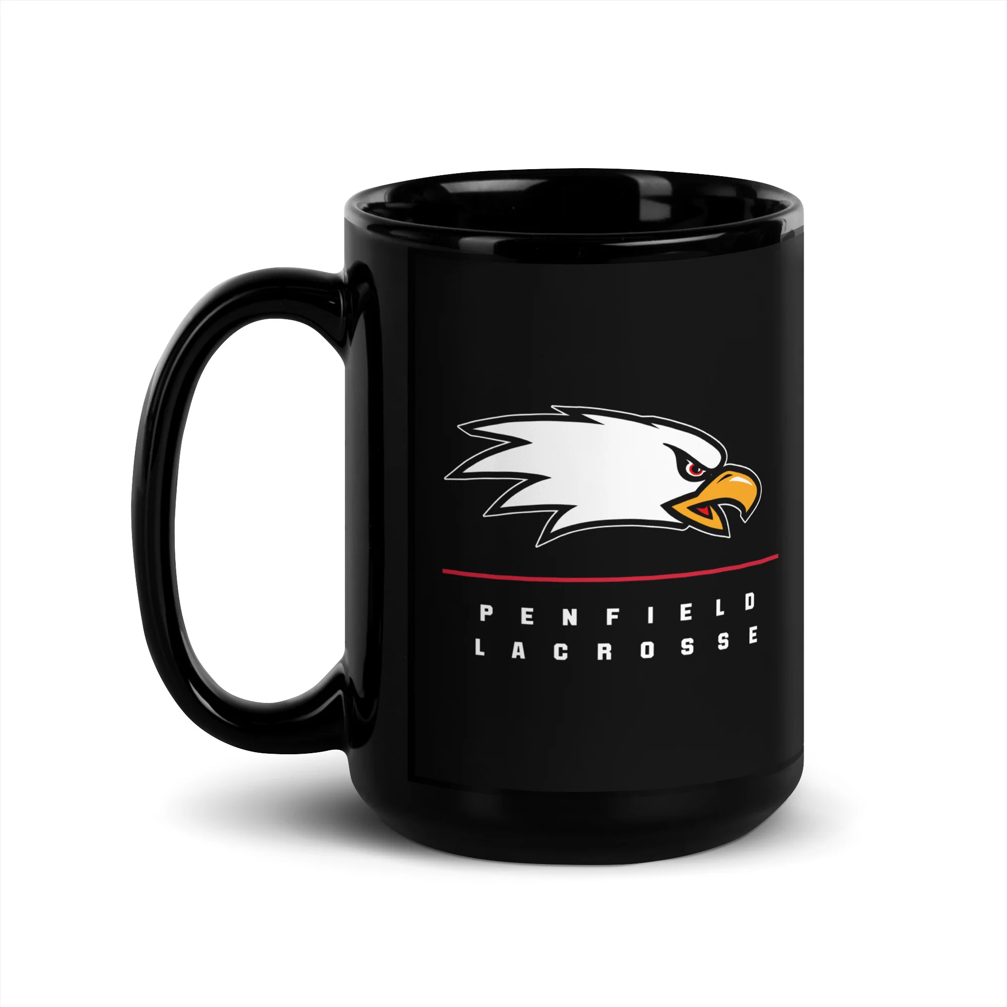 Penfield Black Glossy Mug - Image 4