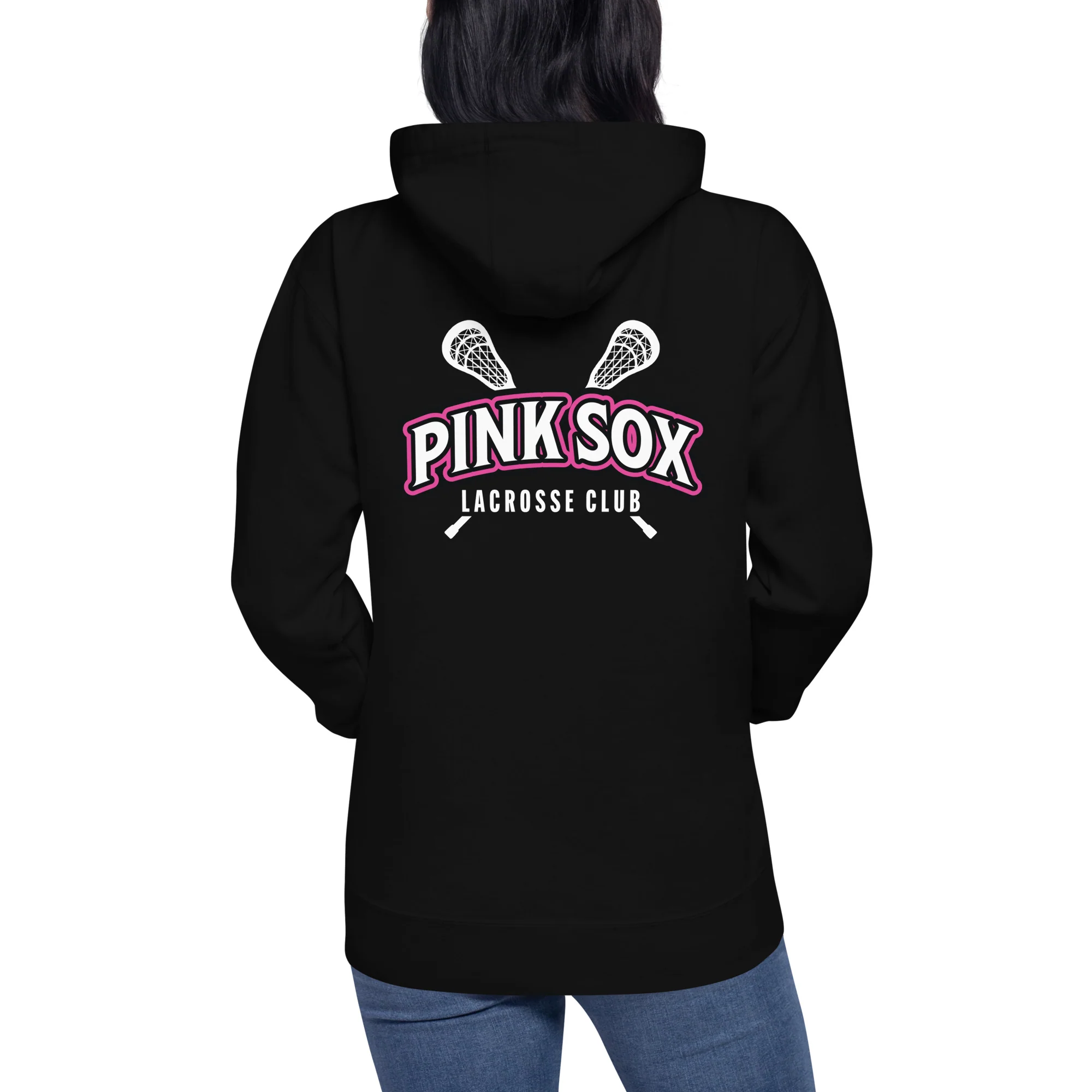 Pink Sox Unisex Hoodie - Front and Back Print