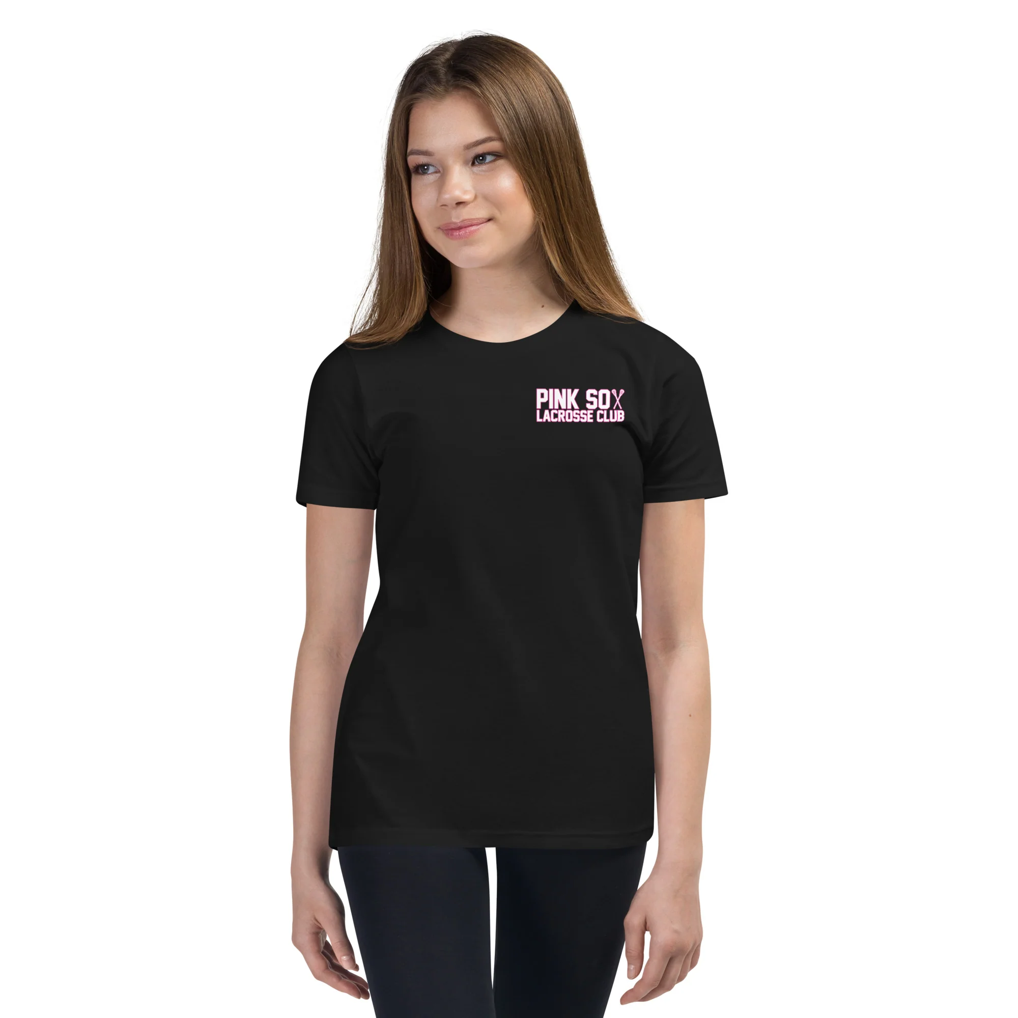Pink Sox Youth Short Sleeve T-Shirt - Image 2
