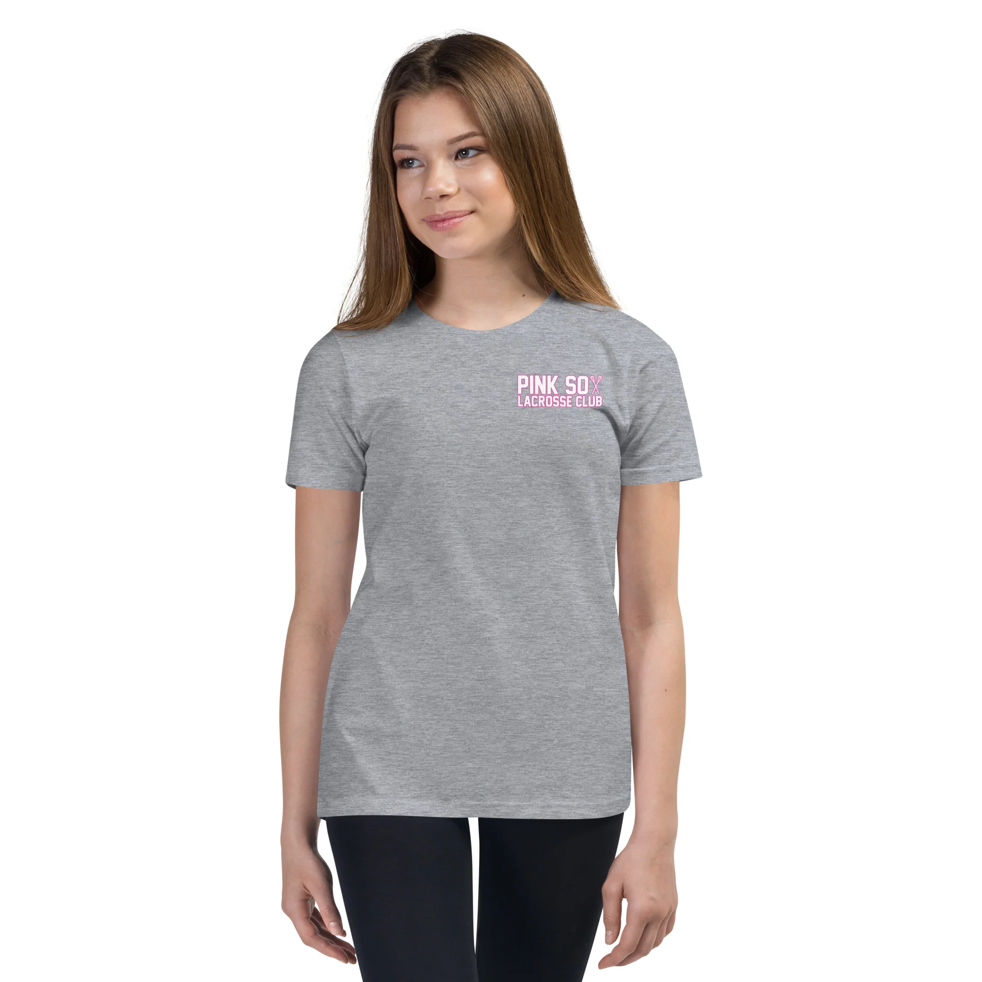Pink Sox Youth Short Sleeve T-Shirt - Image 3
