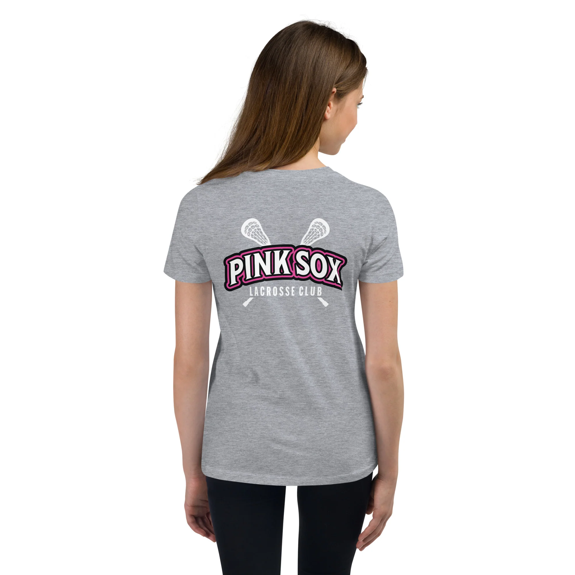 Pink Sox Youth Short Sleeve T-Shirt - Image 4