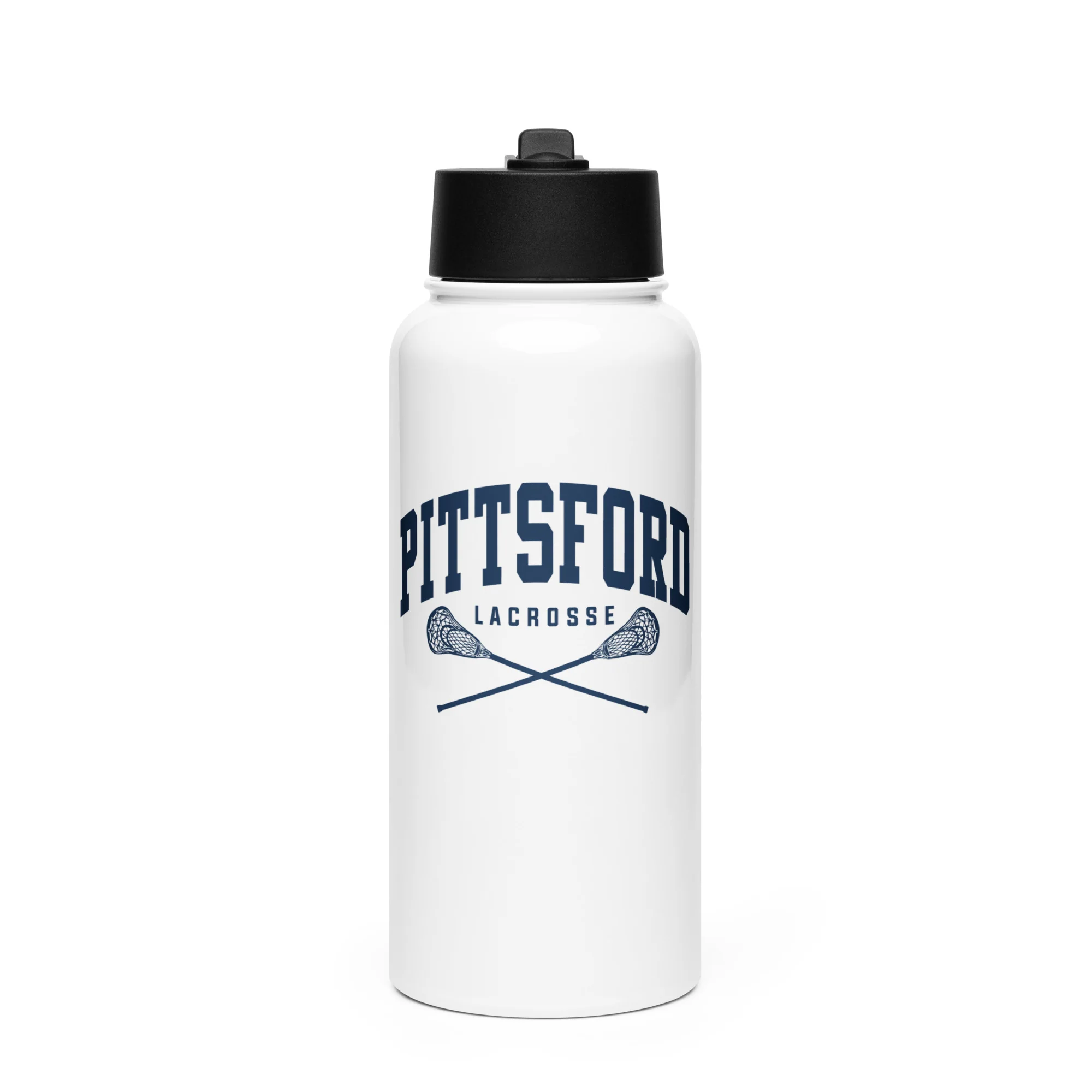 PIttsford Stainless steel water bottle with a straw lid
