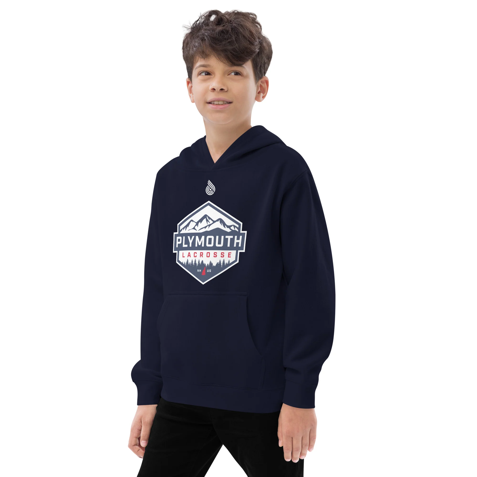 Plymouth Youth Fleece Hoodie - Image 3