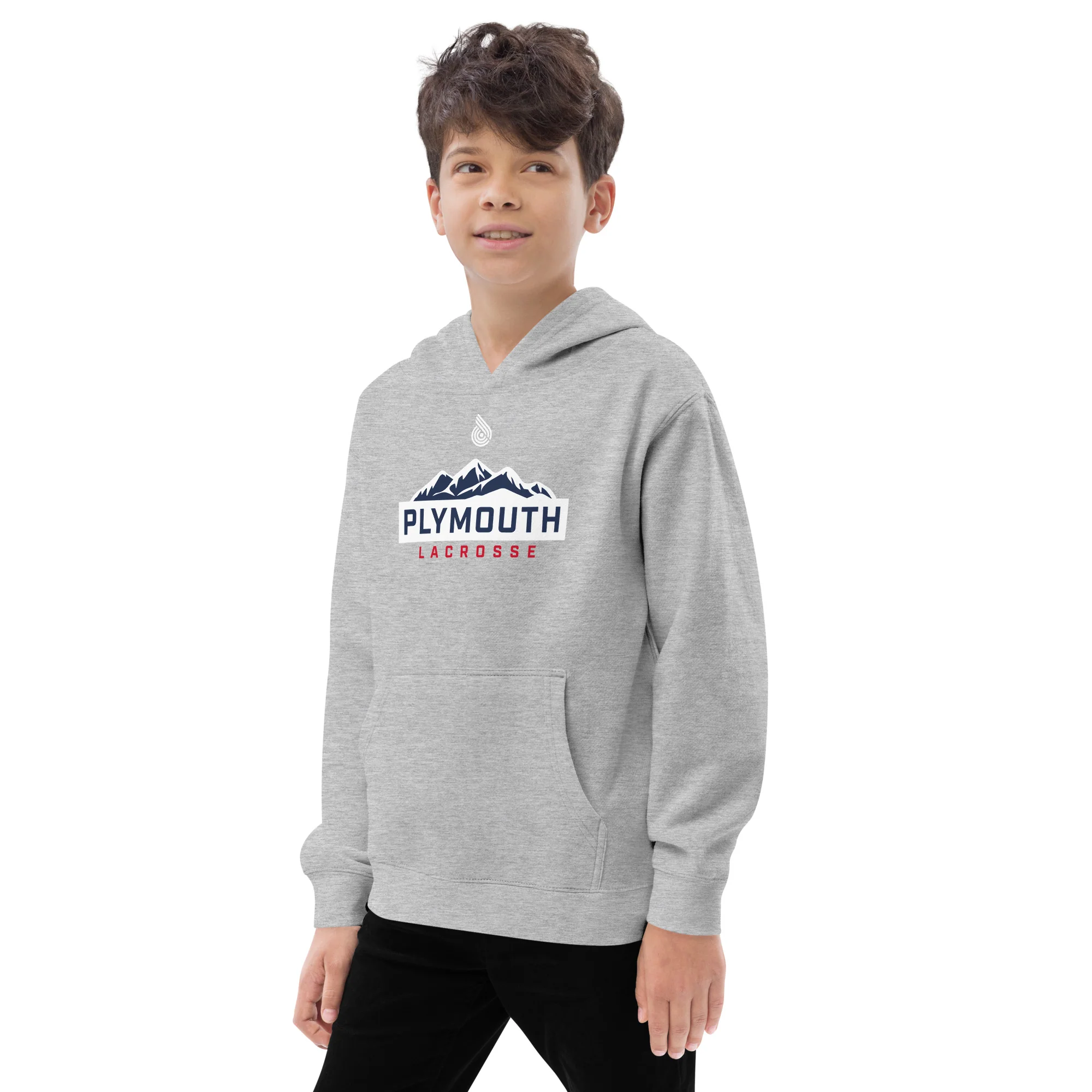 Plymouth Youth Fleece Hoodie - Image 6