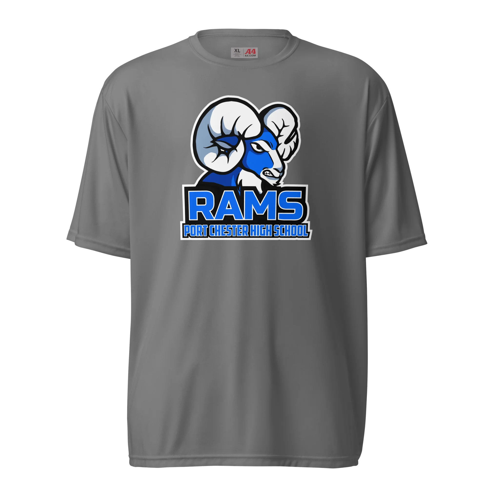 Port Chester Logo Unisex Performance T-Shirt - Image 2