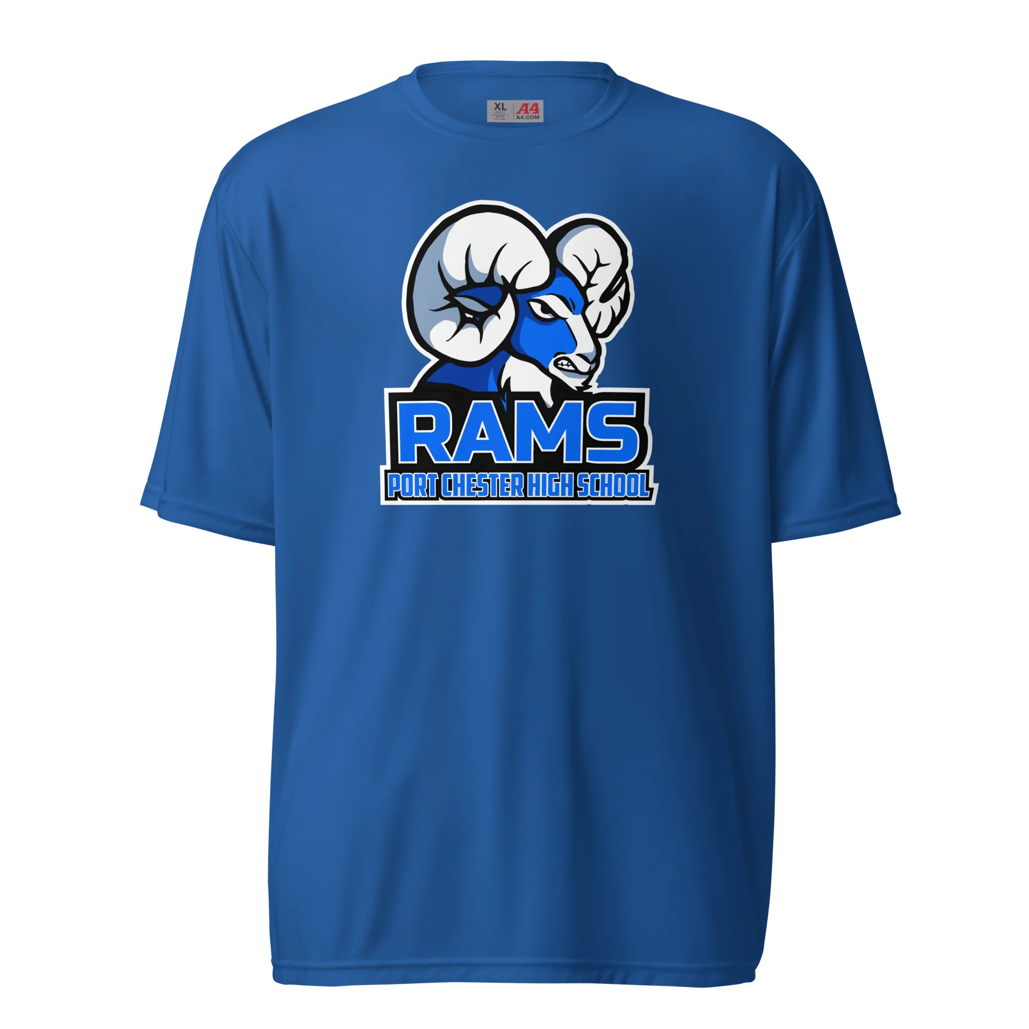 Port Chester Logo Unisex Performance T-Shirt - Image 3