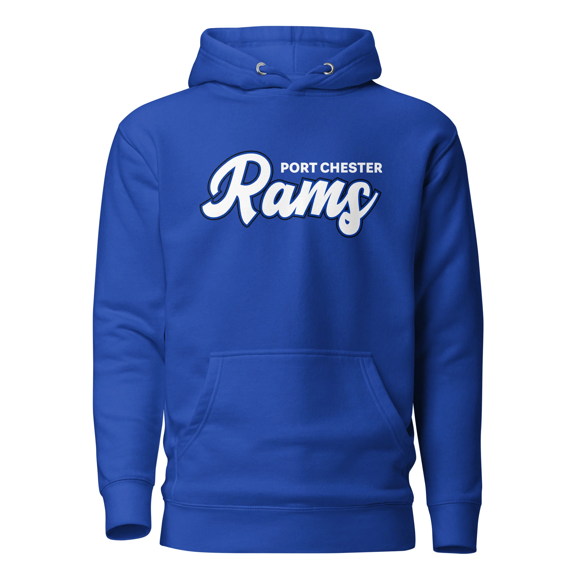 Port Chester Script Unisex Hoodie - Image 3