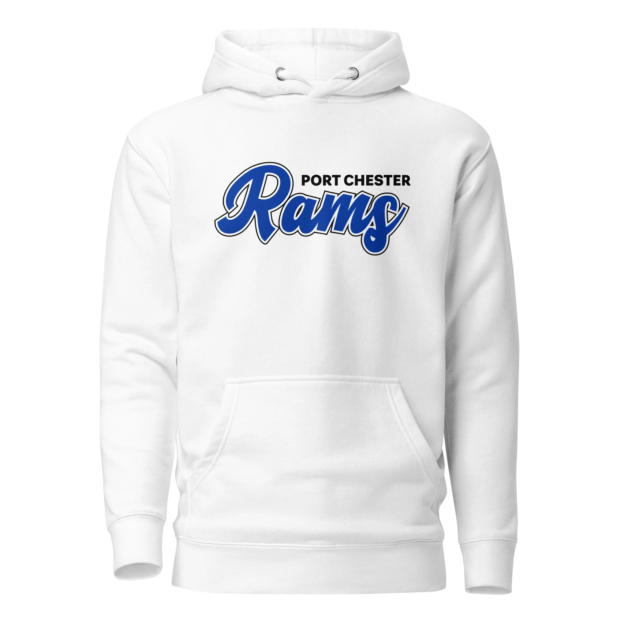 Port Chester Script Unisex Hoodie - Image 4