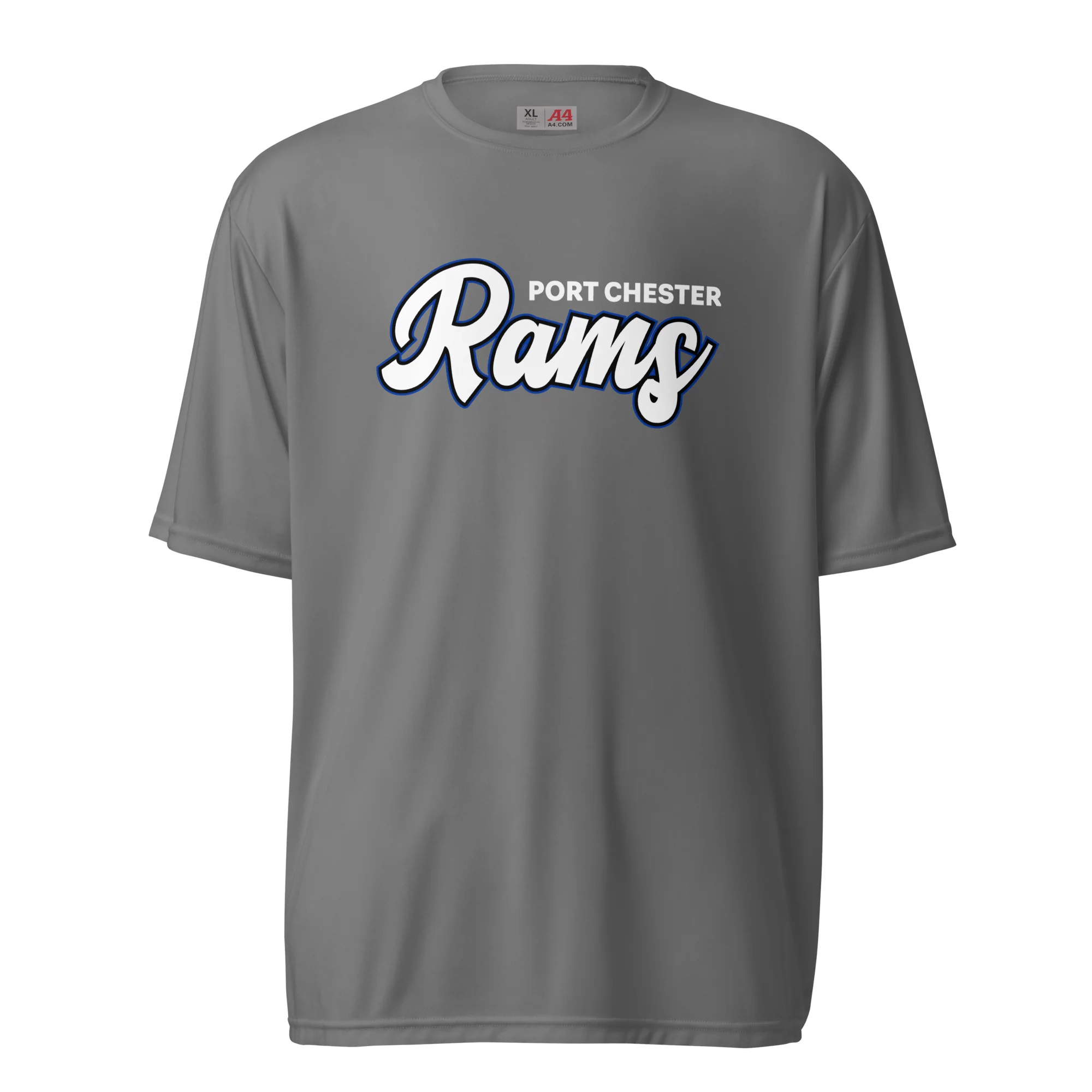 Port Chester Script Unisex Performance T-Shirt - Image 2