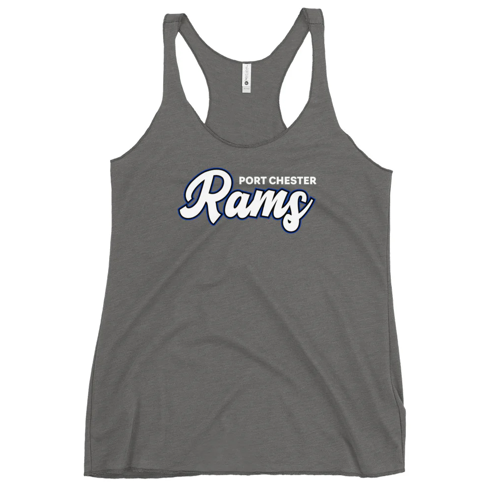Port Chester Script Women's Racerback Tank - Image 2
