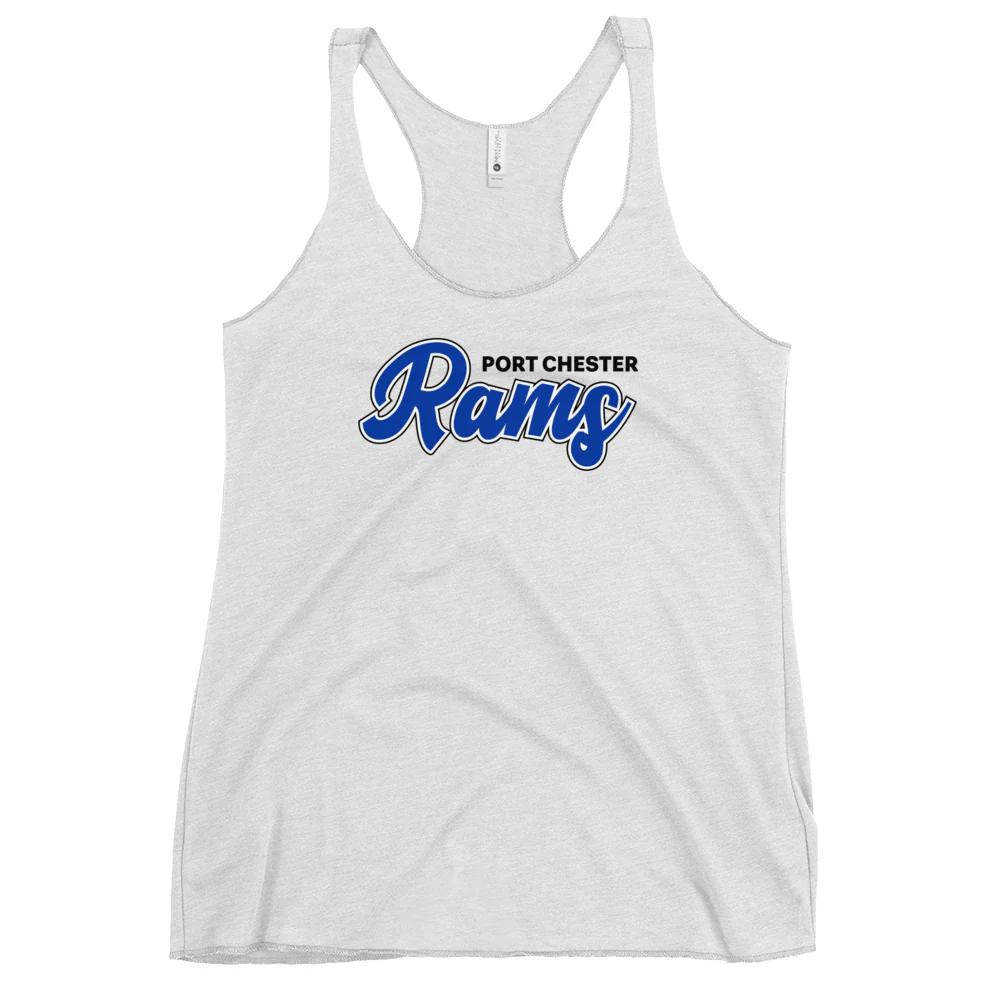 Port Chester Script Women's Racerback Tank - Image 3