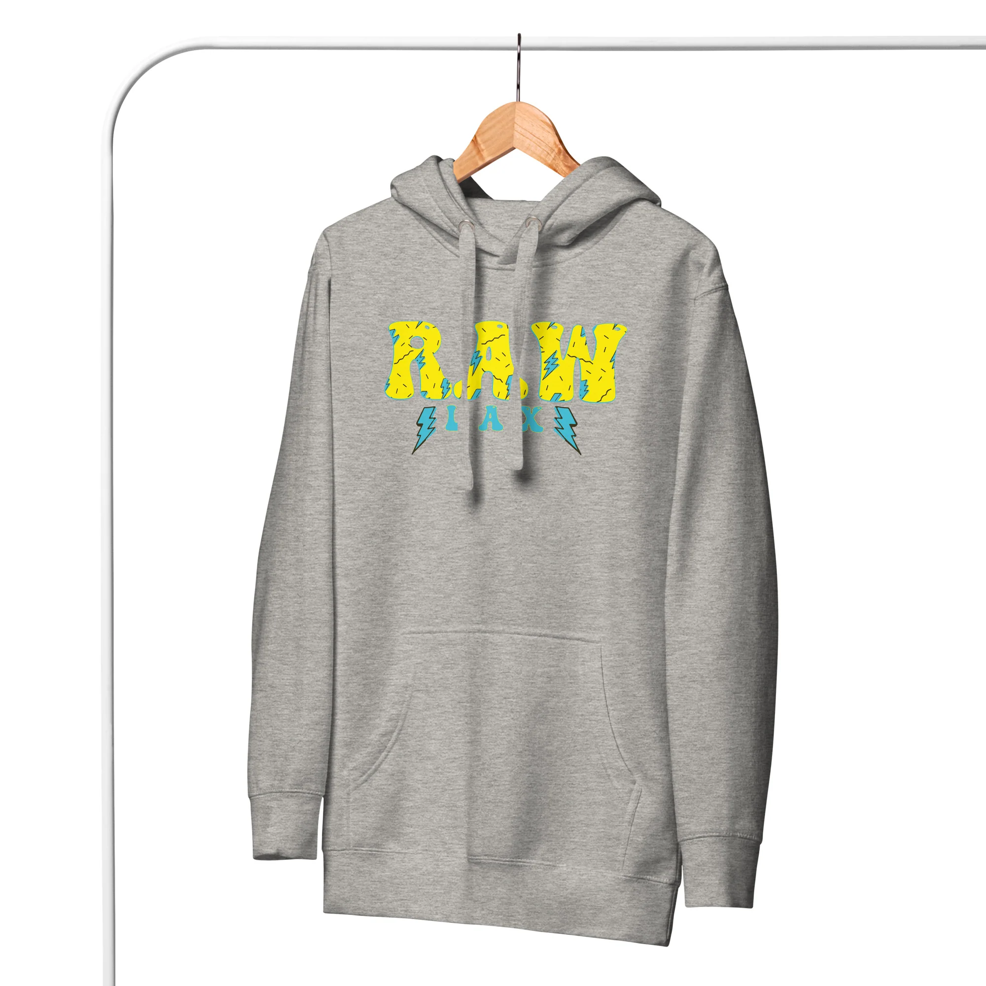 Raw Lax Unisex Hoodie - Image 2