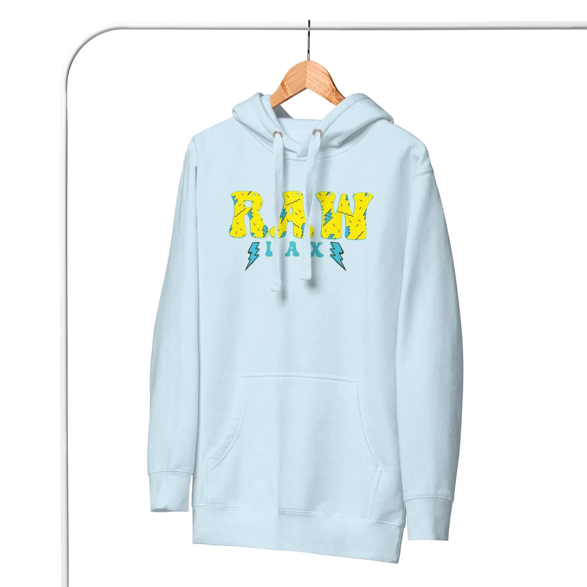 Raw Lax Unisex Hoodie - Image 3