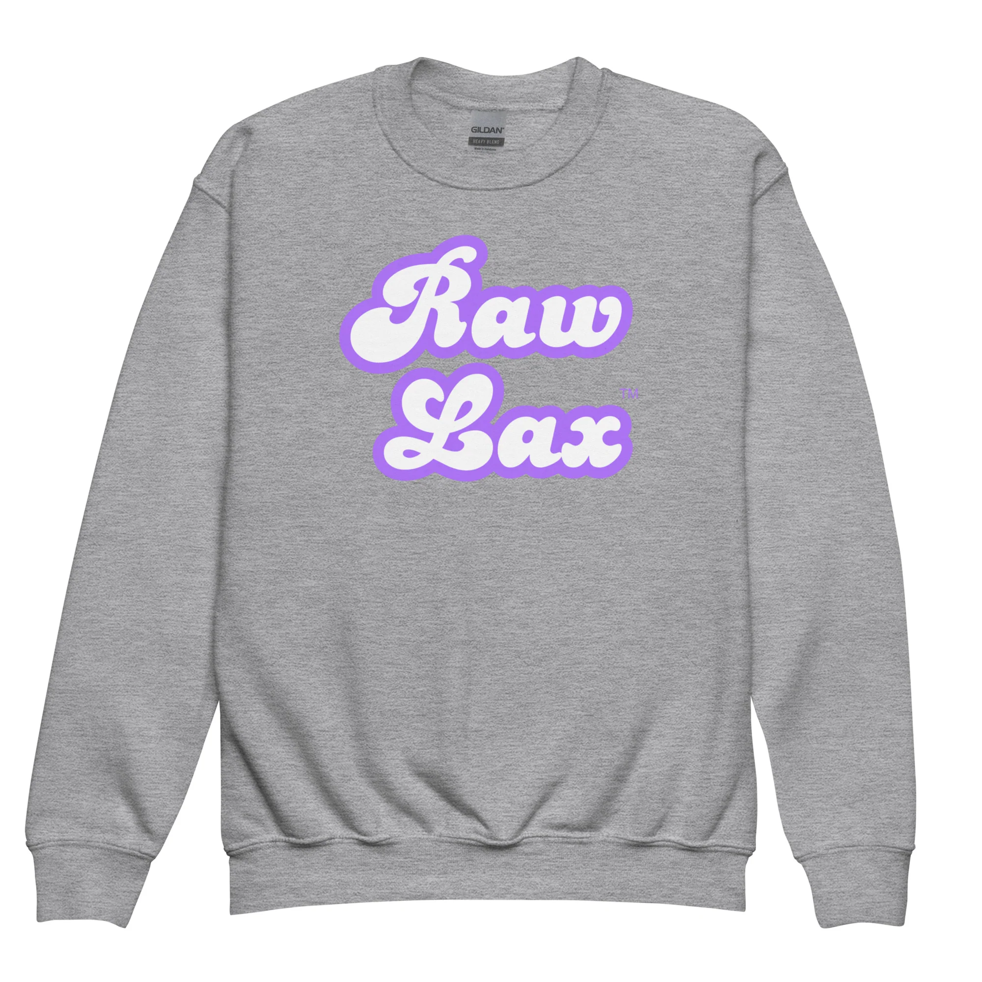Raw Lax Youth crewneck sweatshirt - Image 3