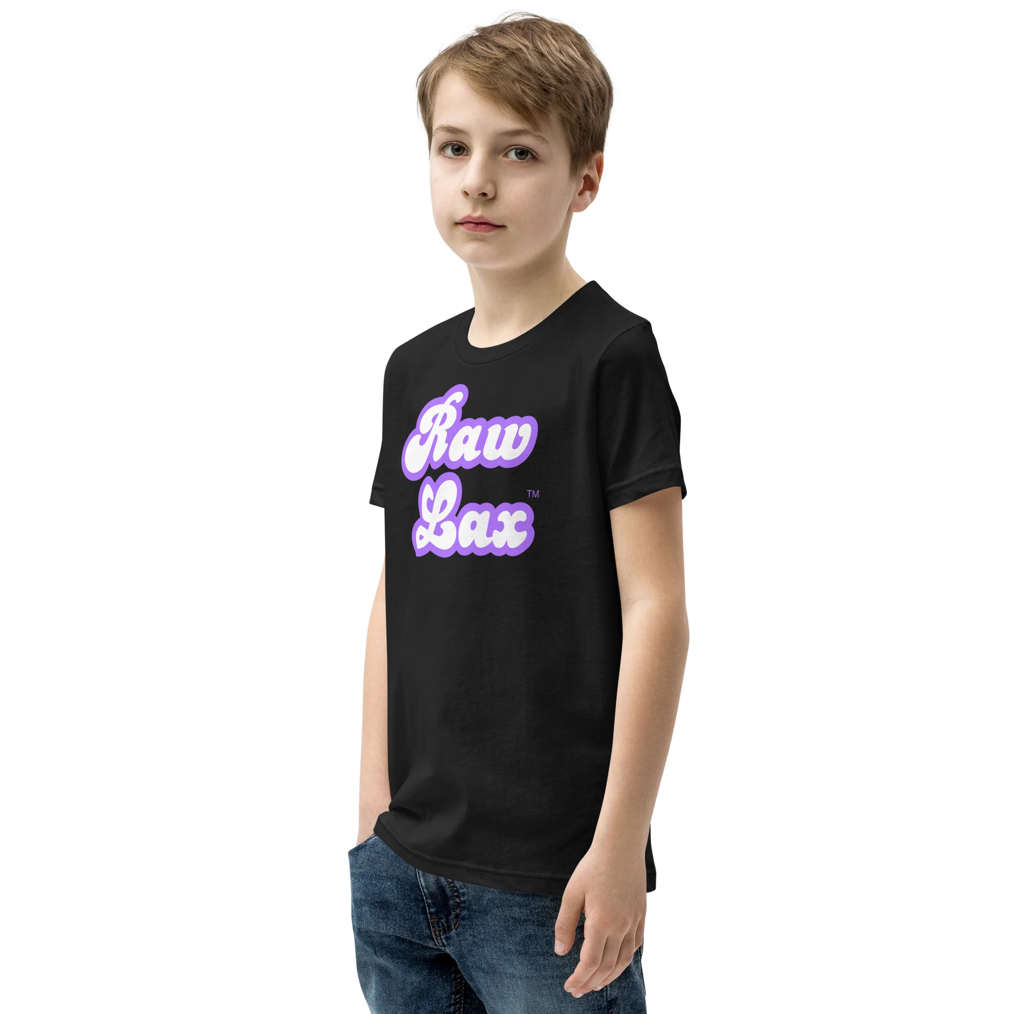 Raw Lax Youth Short Sleeve T-Shirt - Image 3