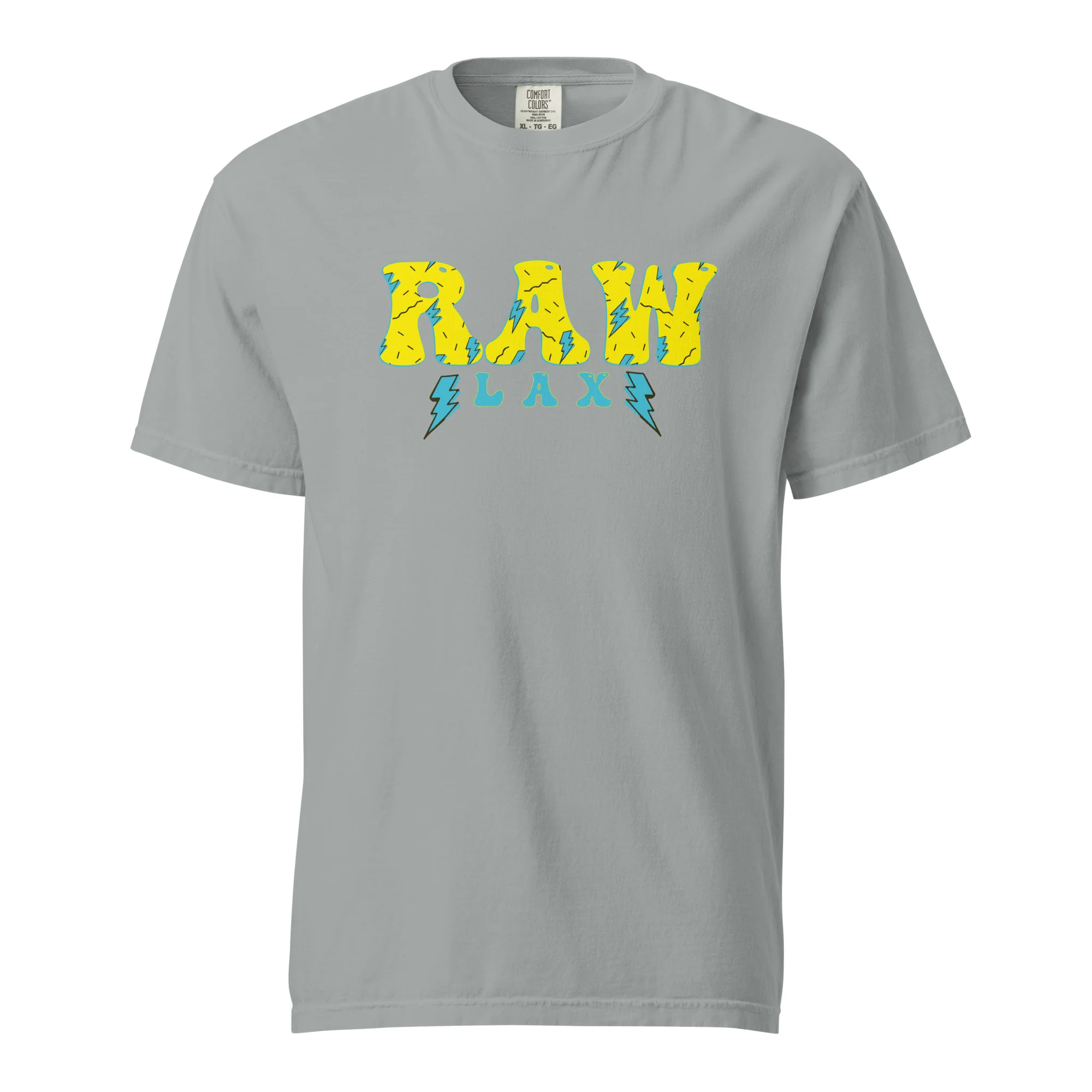 Raw LaxUnisex garment-dyed heavyweight t-shirt - Image 3