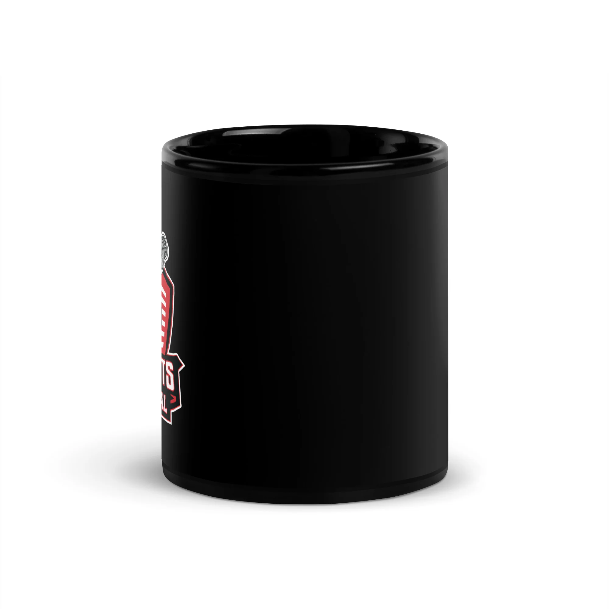 Red Hots Black Glossy Mug - Image 3