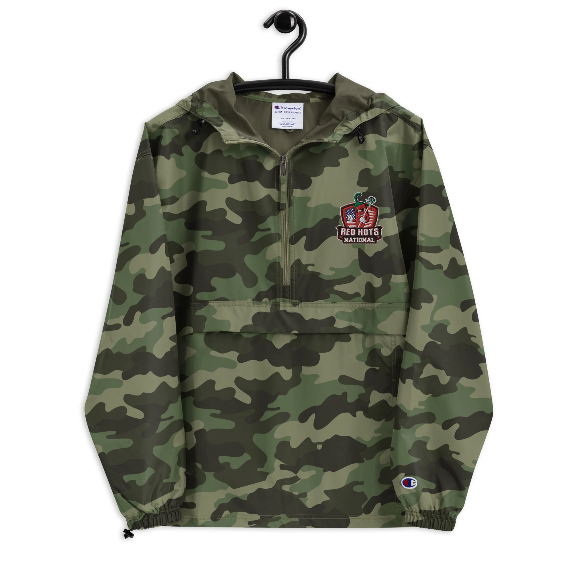 Red Hots Embroidered Champion Jacket - Image 3