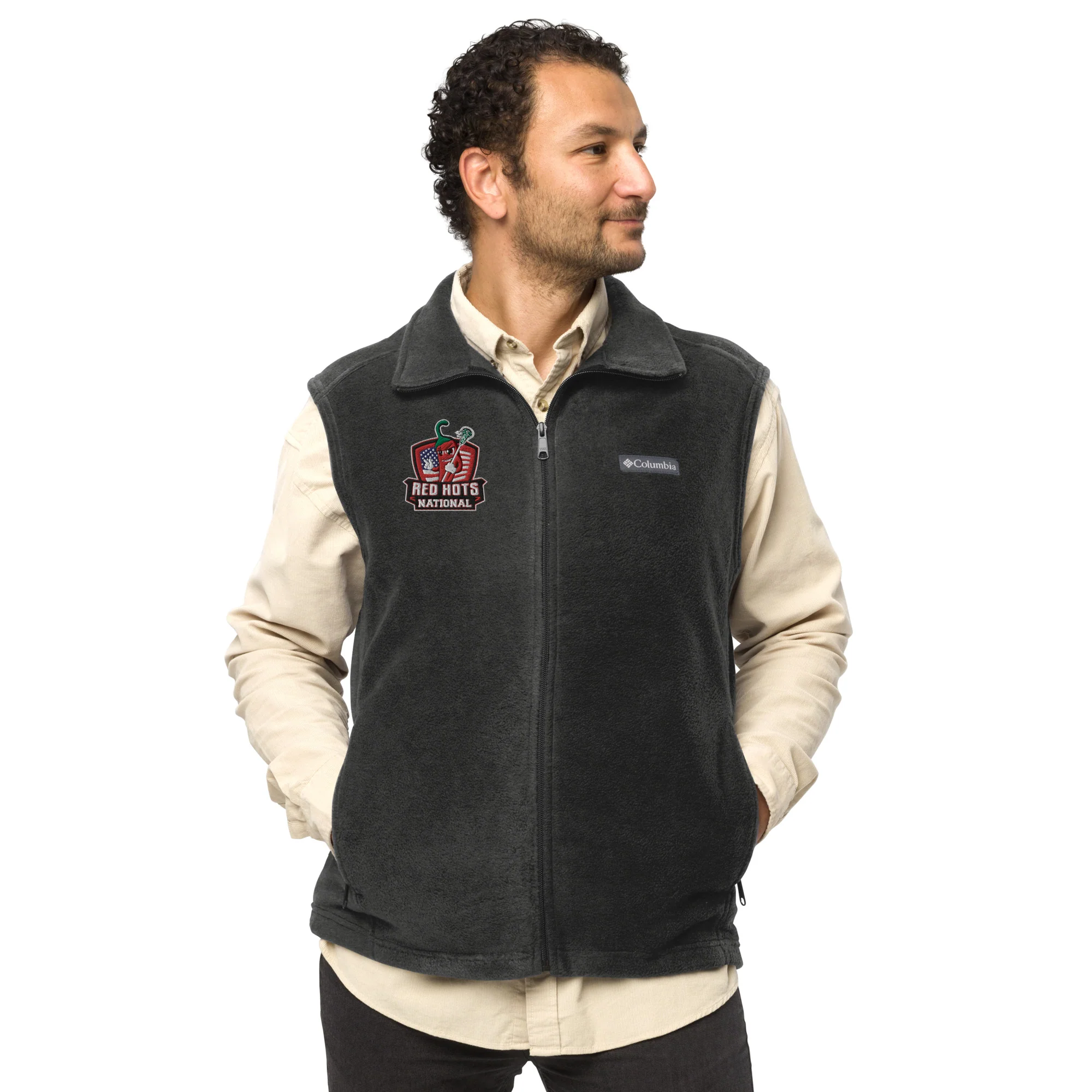 Red Hots Men’s Columbia fleece vest - Image 6