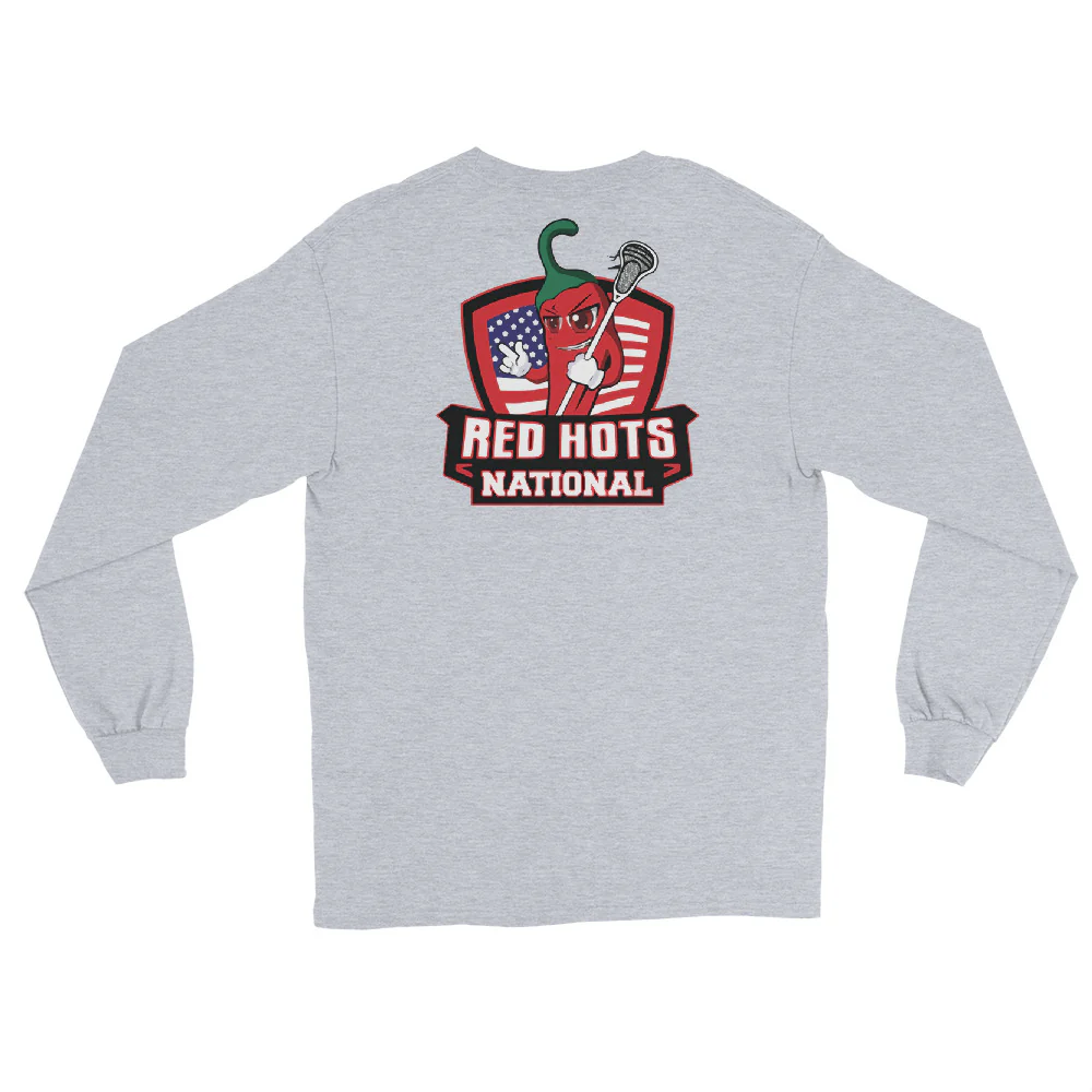 Red Hots Menās Long Sleeve Dual Print Shirt - Image 3