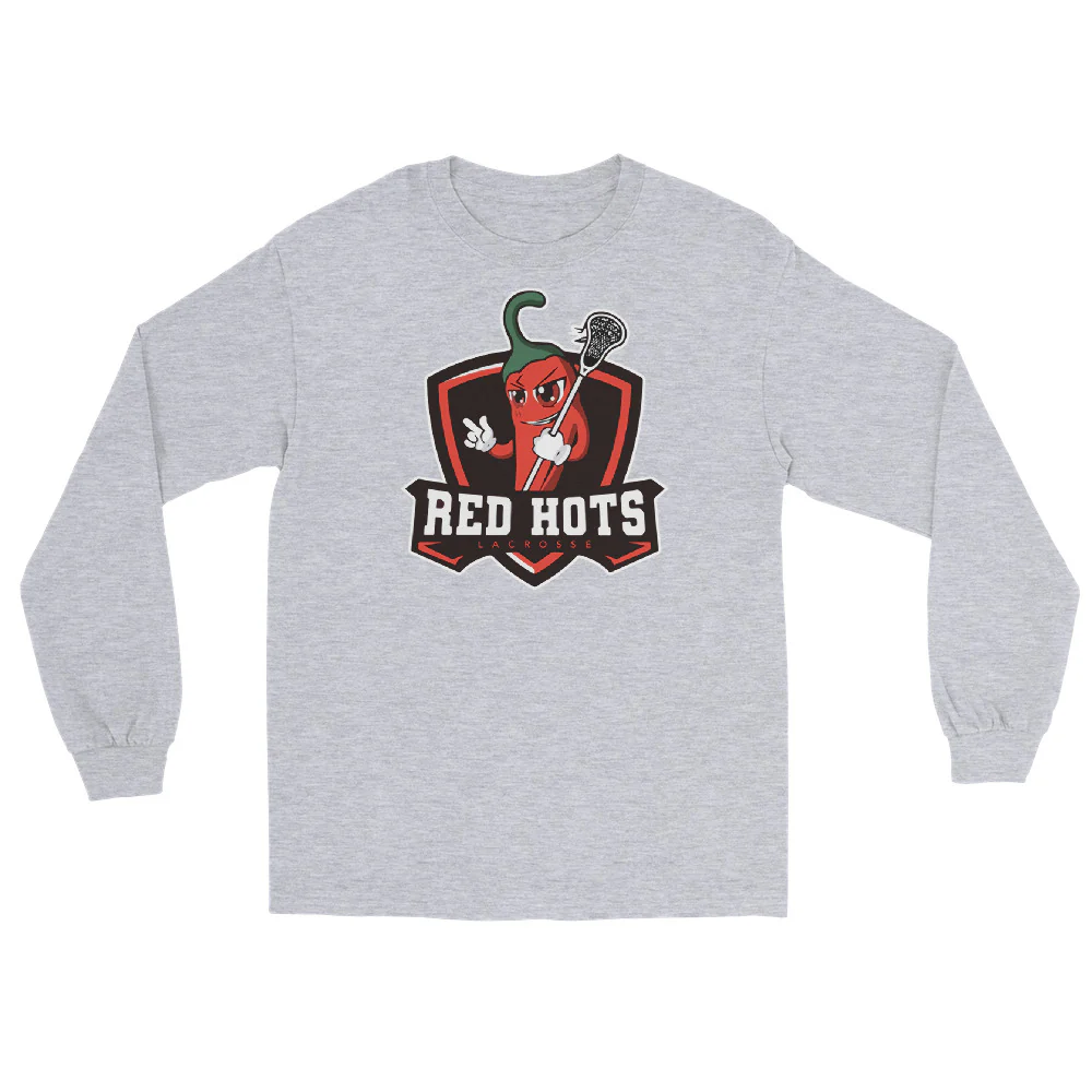 Red Hots Men’s Long Sleeve Shirt - Image 5
