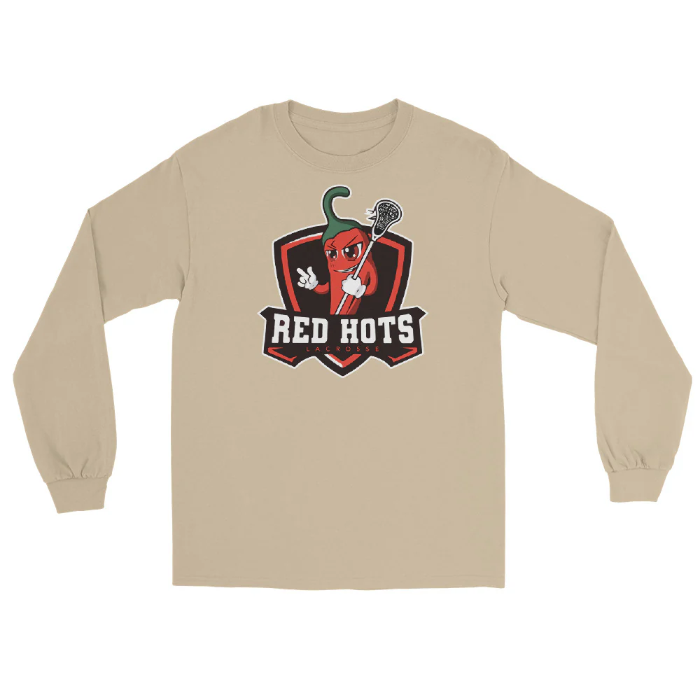 Red Hots Men’s Long Sleeve Shirt - Image 7
