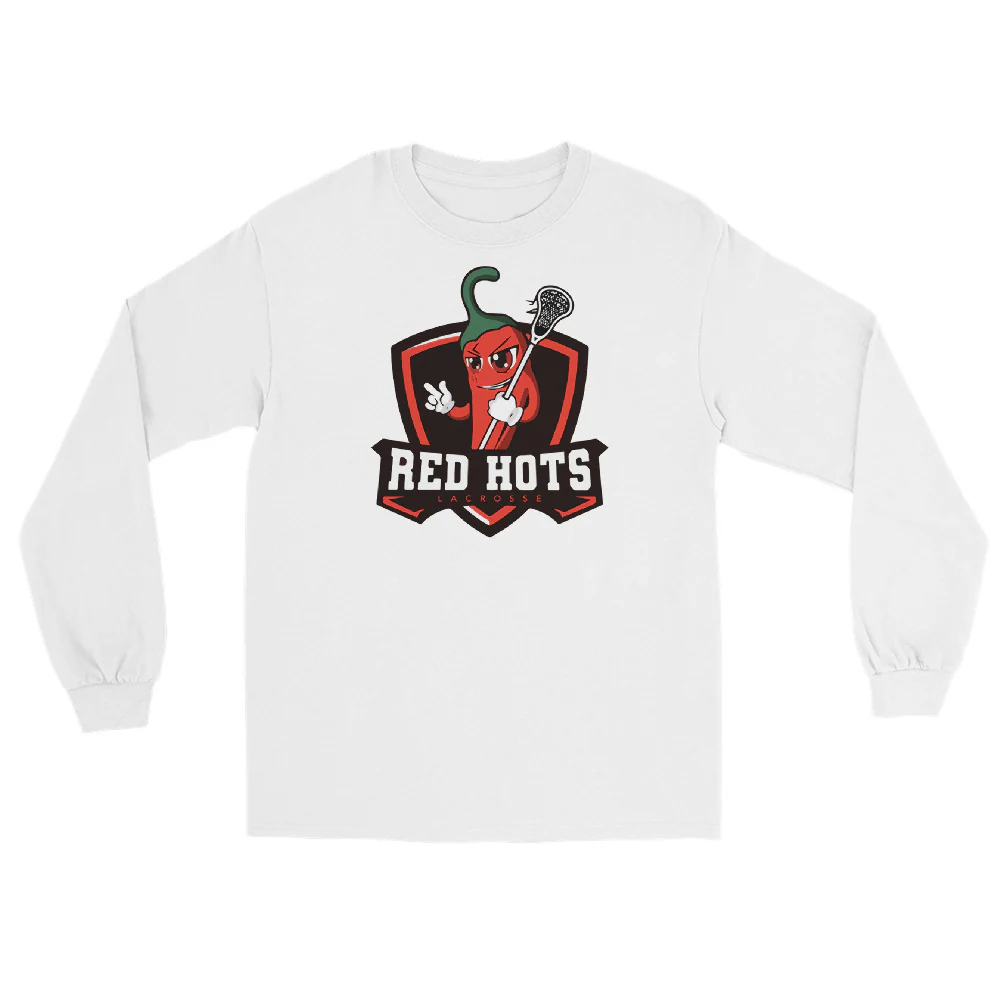 Red Hots Men’s Long Sleeve Shirt - Image 9