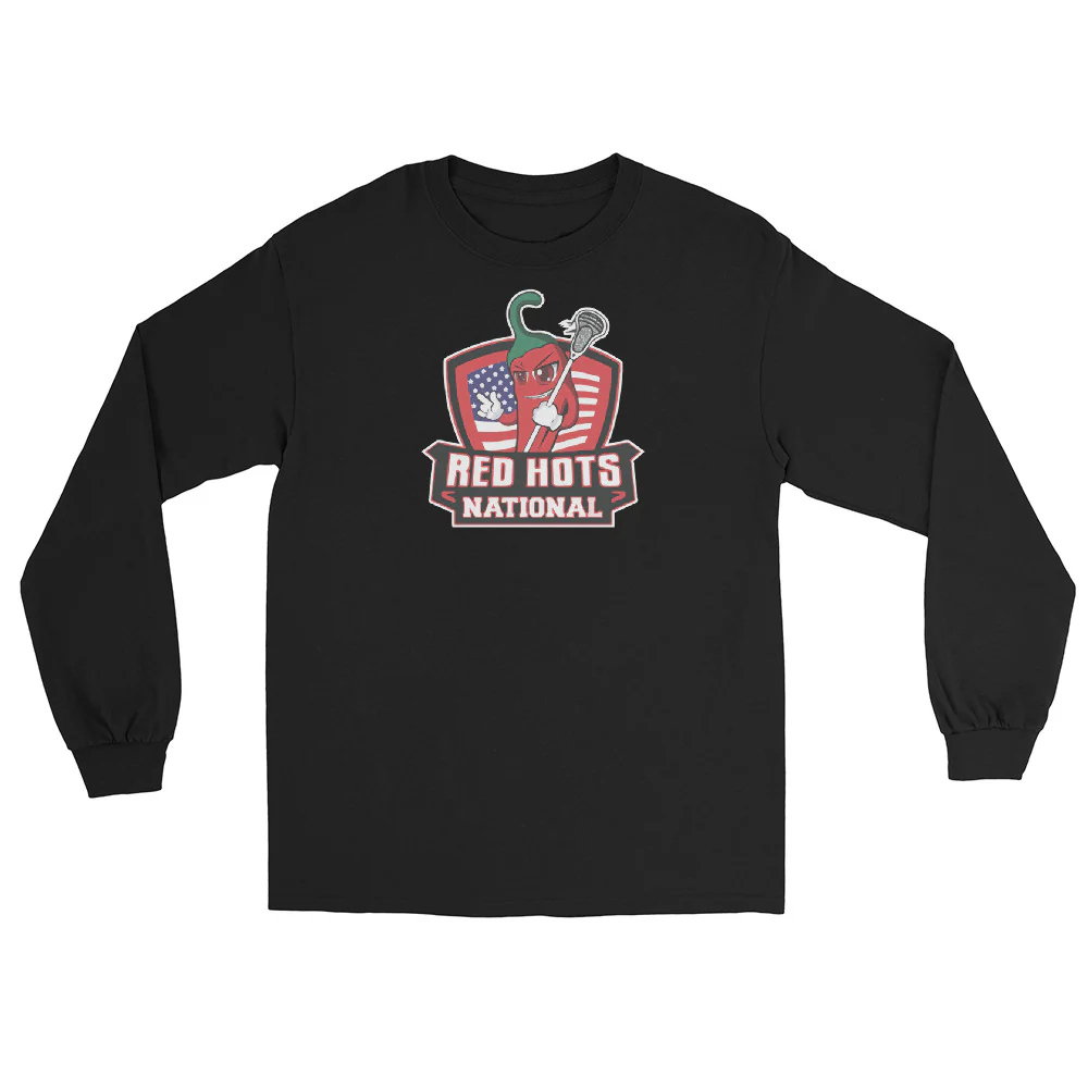 Red Hots Men’s Long Sleeve Shirt - Image 3